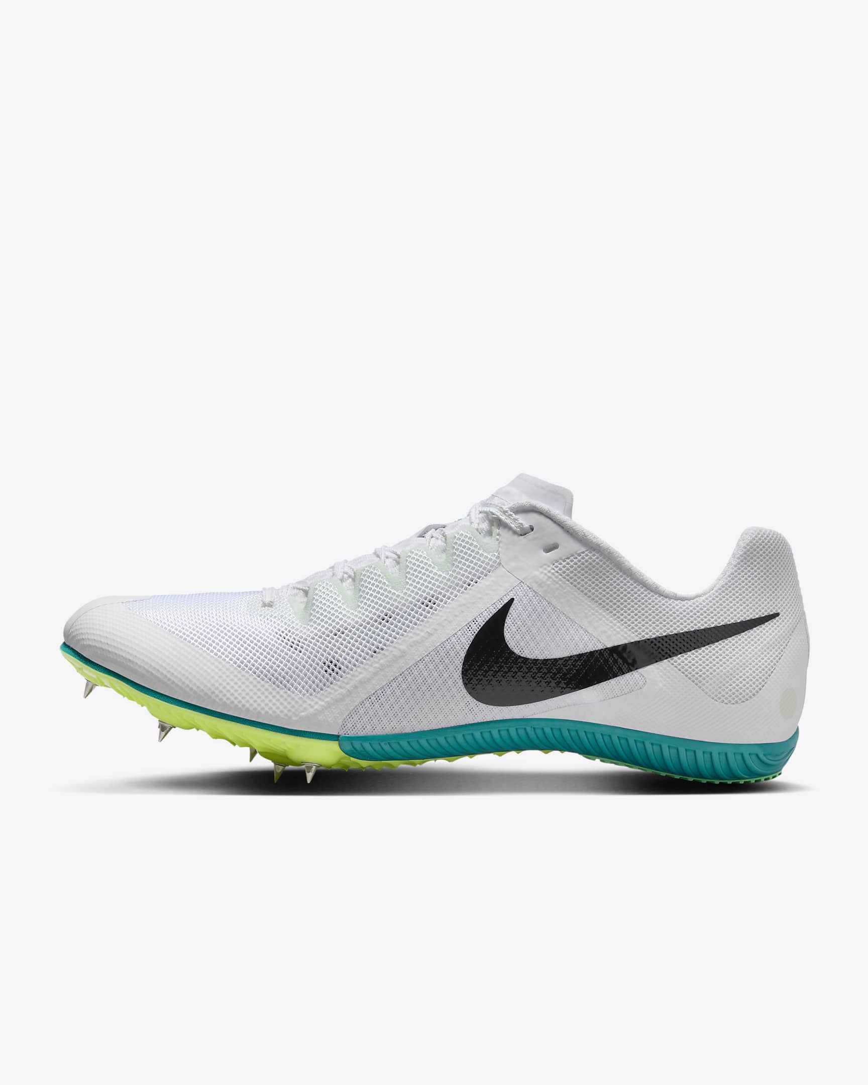 Tenis de clavos para eventos múltiples de atletismo Nike Zoom Rival - Blanco/Abeto brillante/Verde vapor/Negro