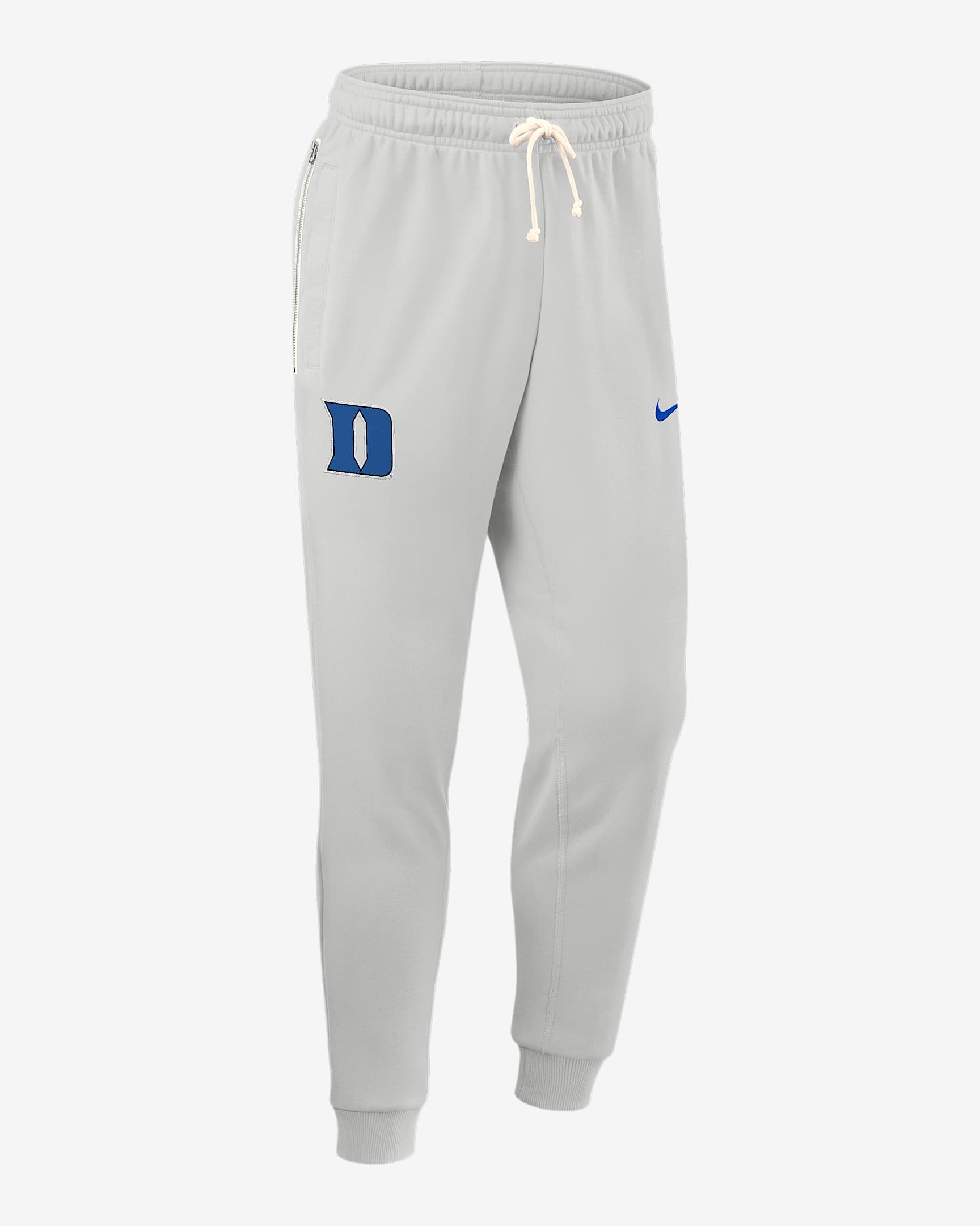 Pants universitarios Nike Dri-FIT entallados para hombre Duke Sideline - Gris