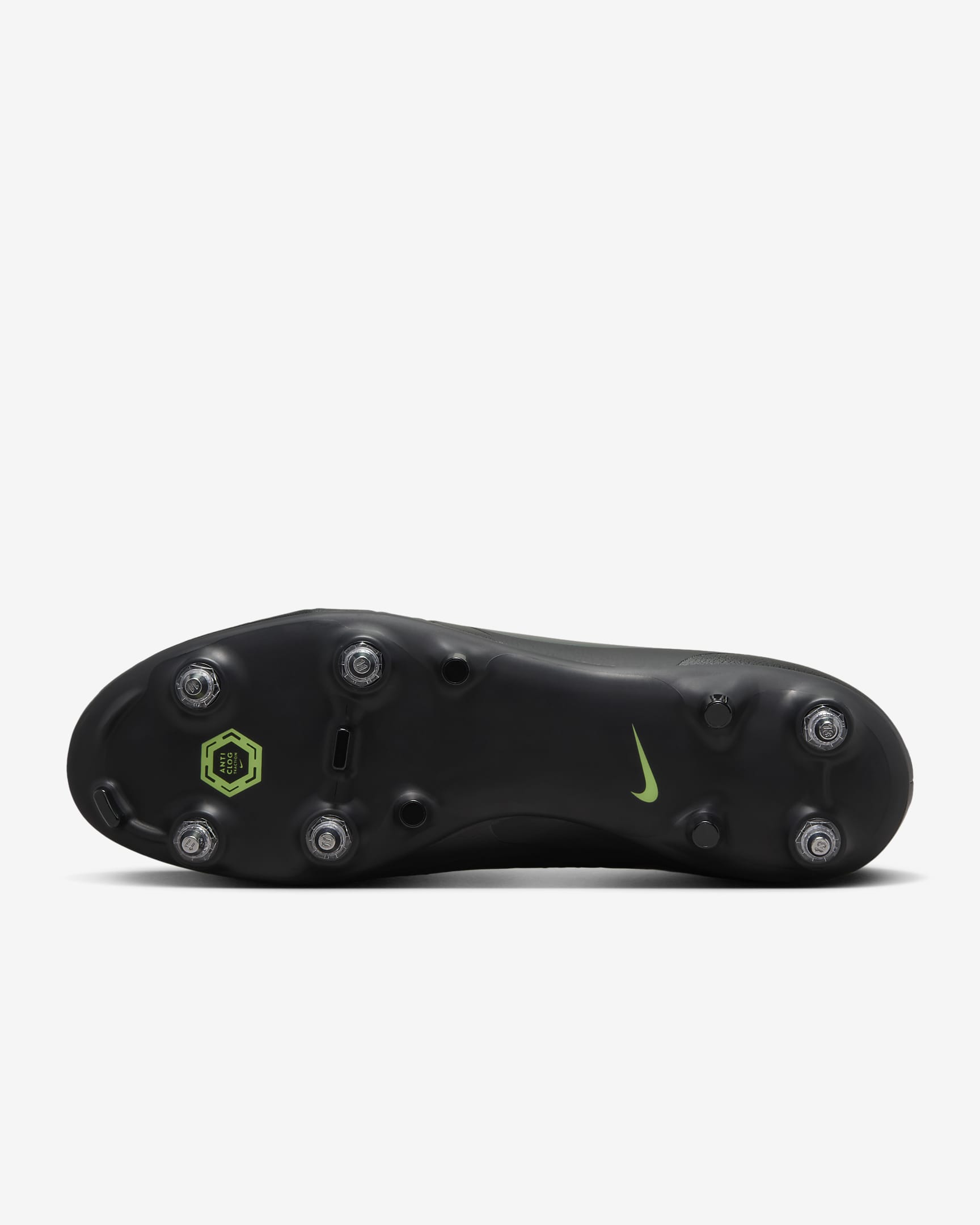 Chaussure de foot basse à crampons pour terrain gras Nike Tiempo Legend 10 Academy - Noir/Deep Jungle/Noir