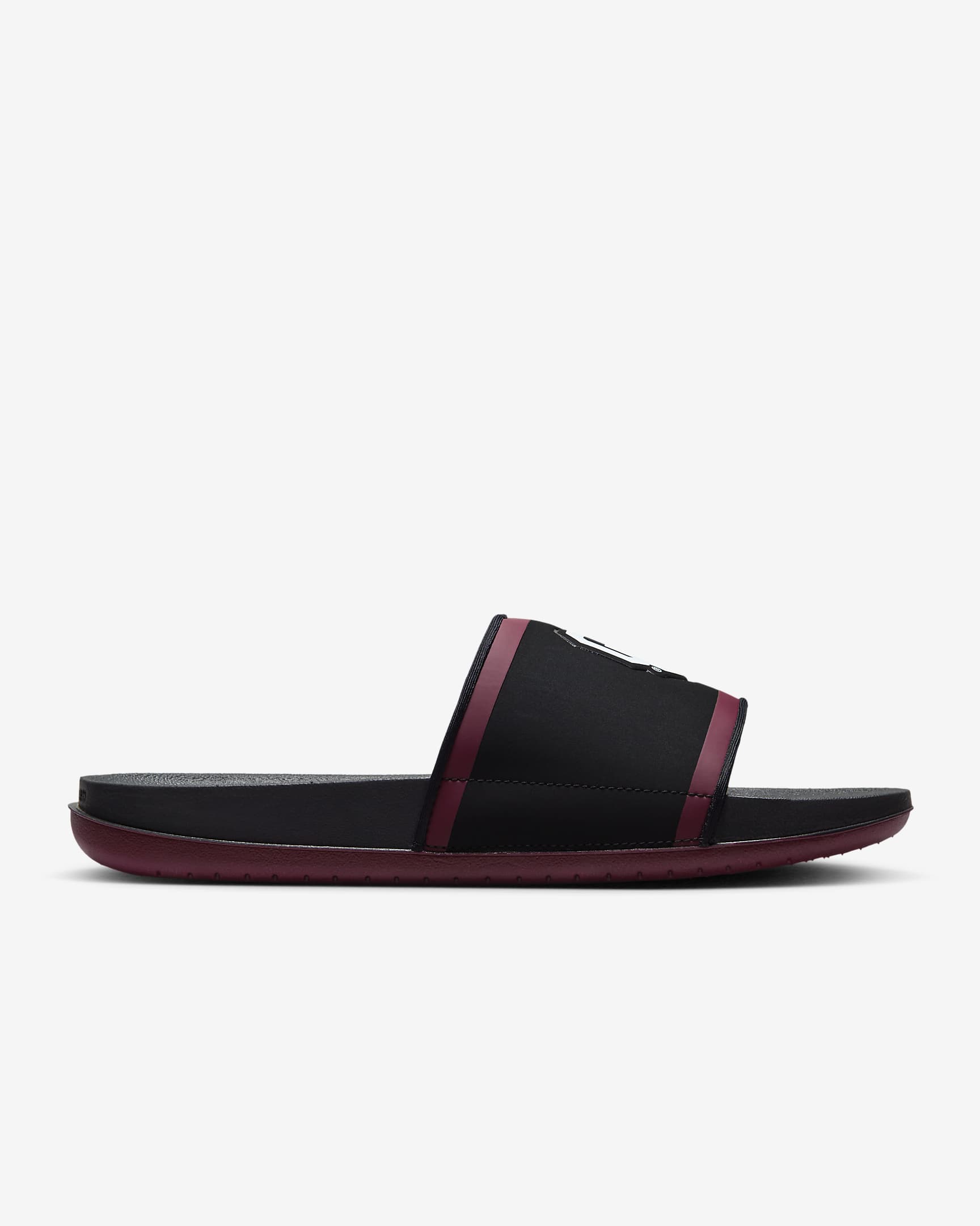 Nike Offcourt (Oklahoma) Slide - Black/Team Crimson/White