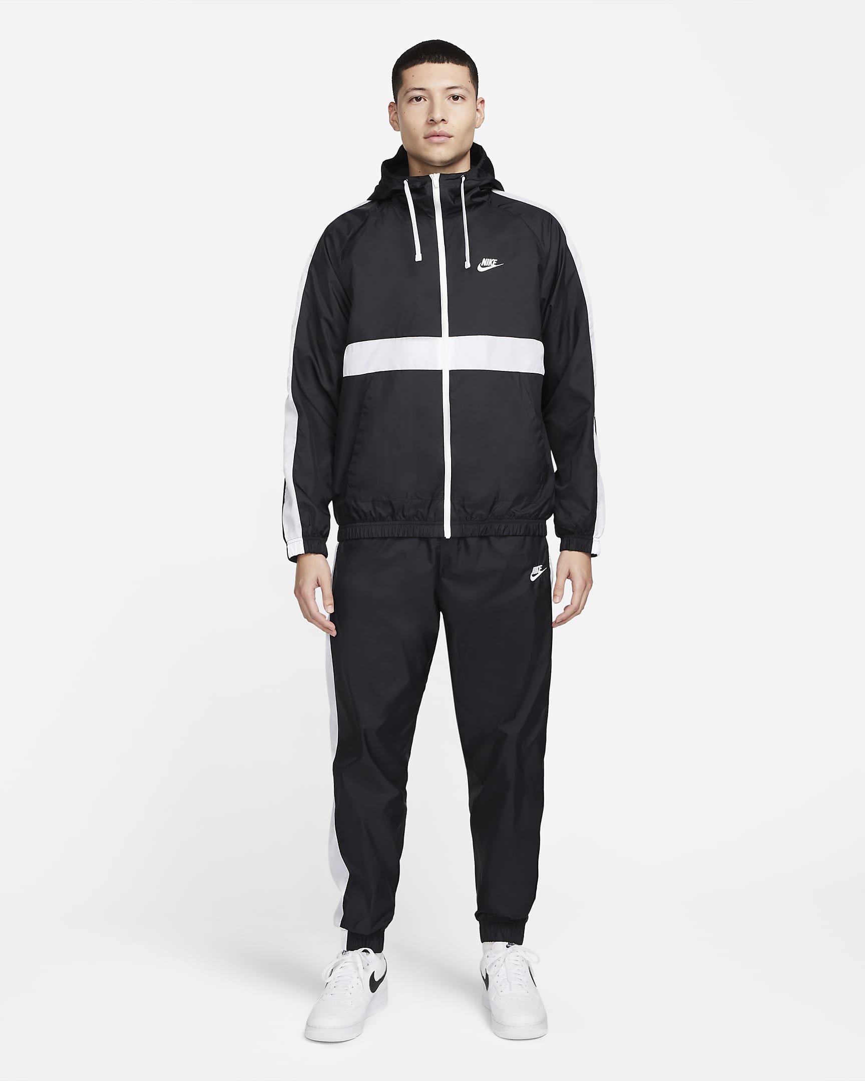 Nike Sportswear Mens Hooded Woven Tracksuit Nike Dk