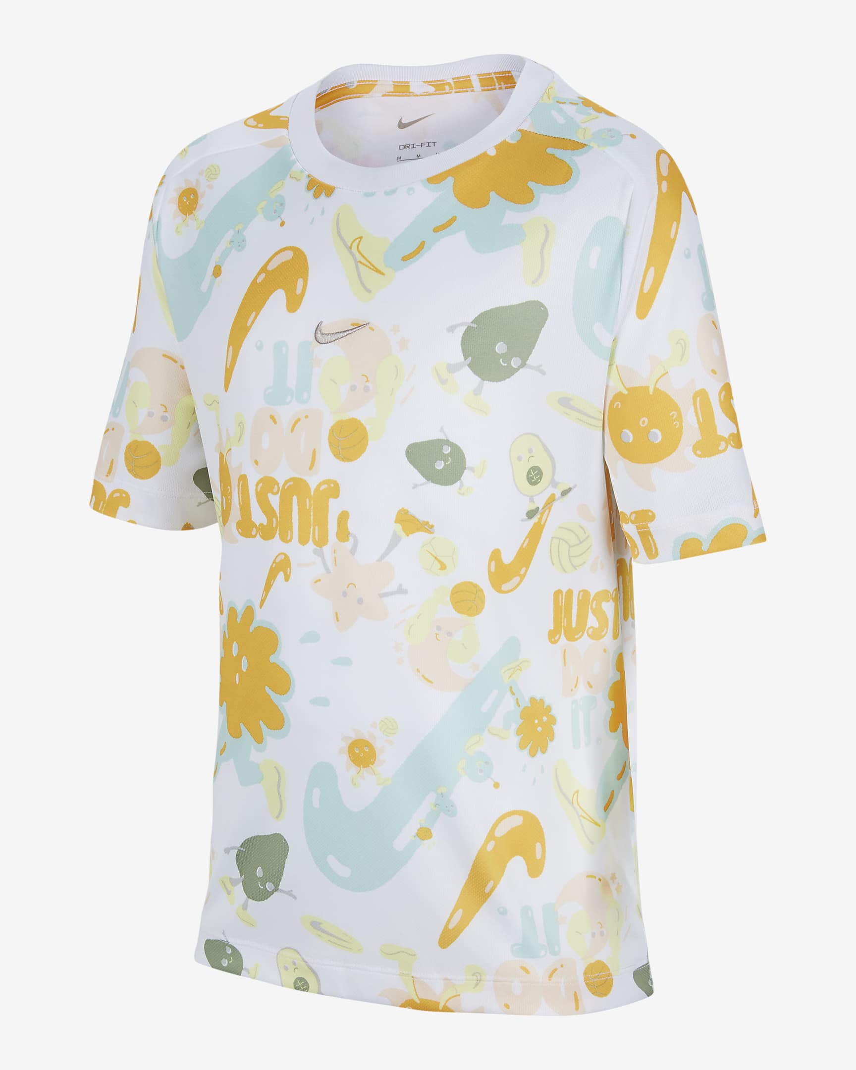 Nike Dri-FIT Older Kids' (Boys') Top - White