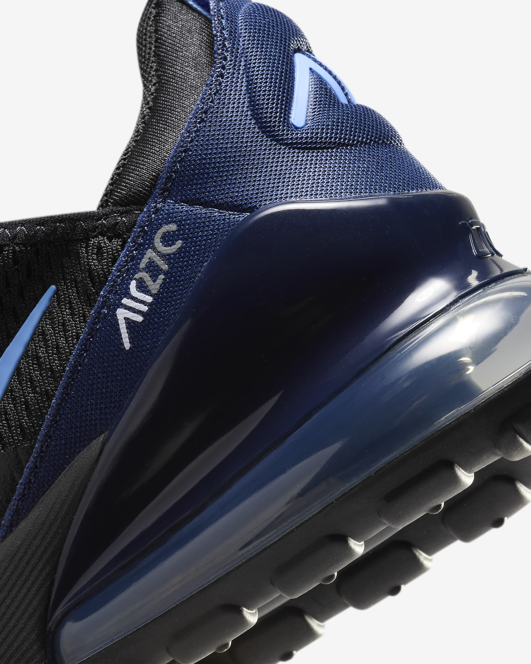 Nike Air Max 270 Older Kids' Shoes - Black/Midnight Navy/Smoke Grey/Royal Pulse