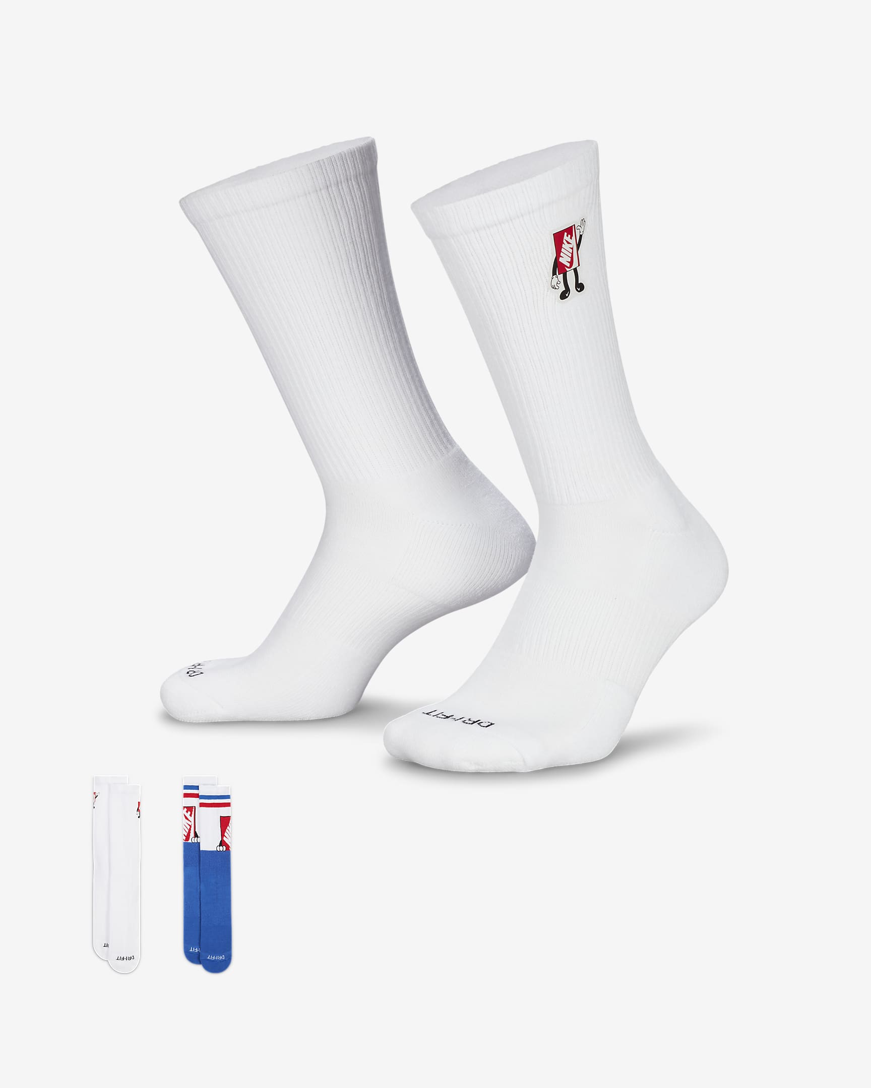 Nike Everyday Plus Cushioned Crew Socks (2 Pairs). Nike ZA