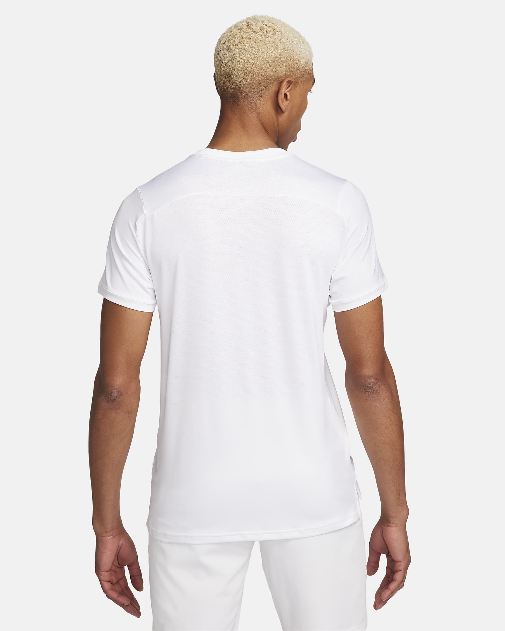 Haut de tennis Dri-FIT NikeCourt Advantage pour homme - Blanc/Noir