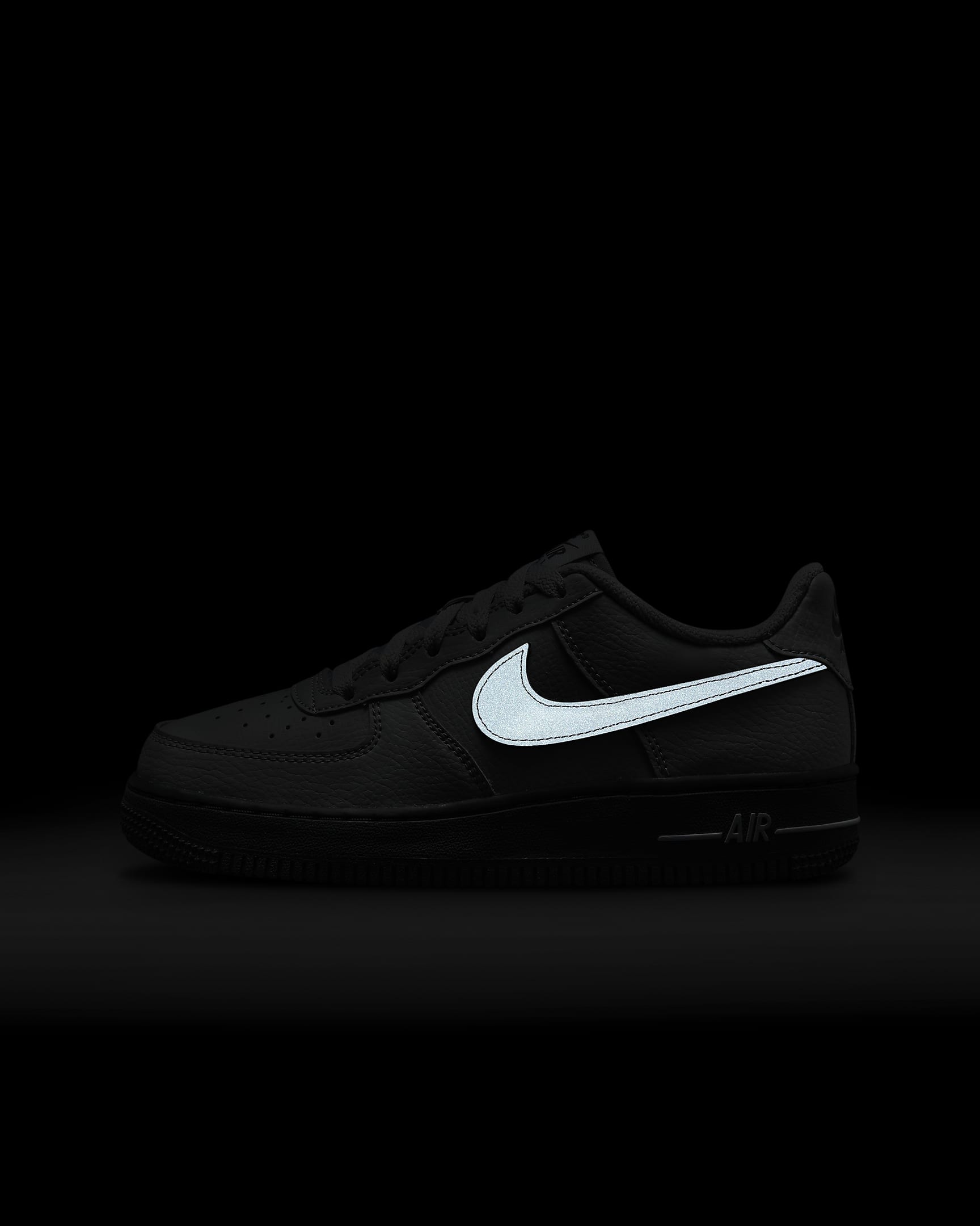 Nike Air Force 1 Older Kids' Shoes - Wolf Grey/Dark Smoke Grey