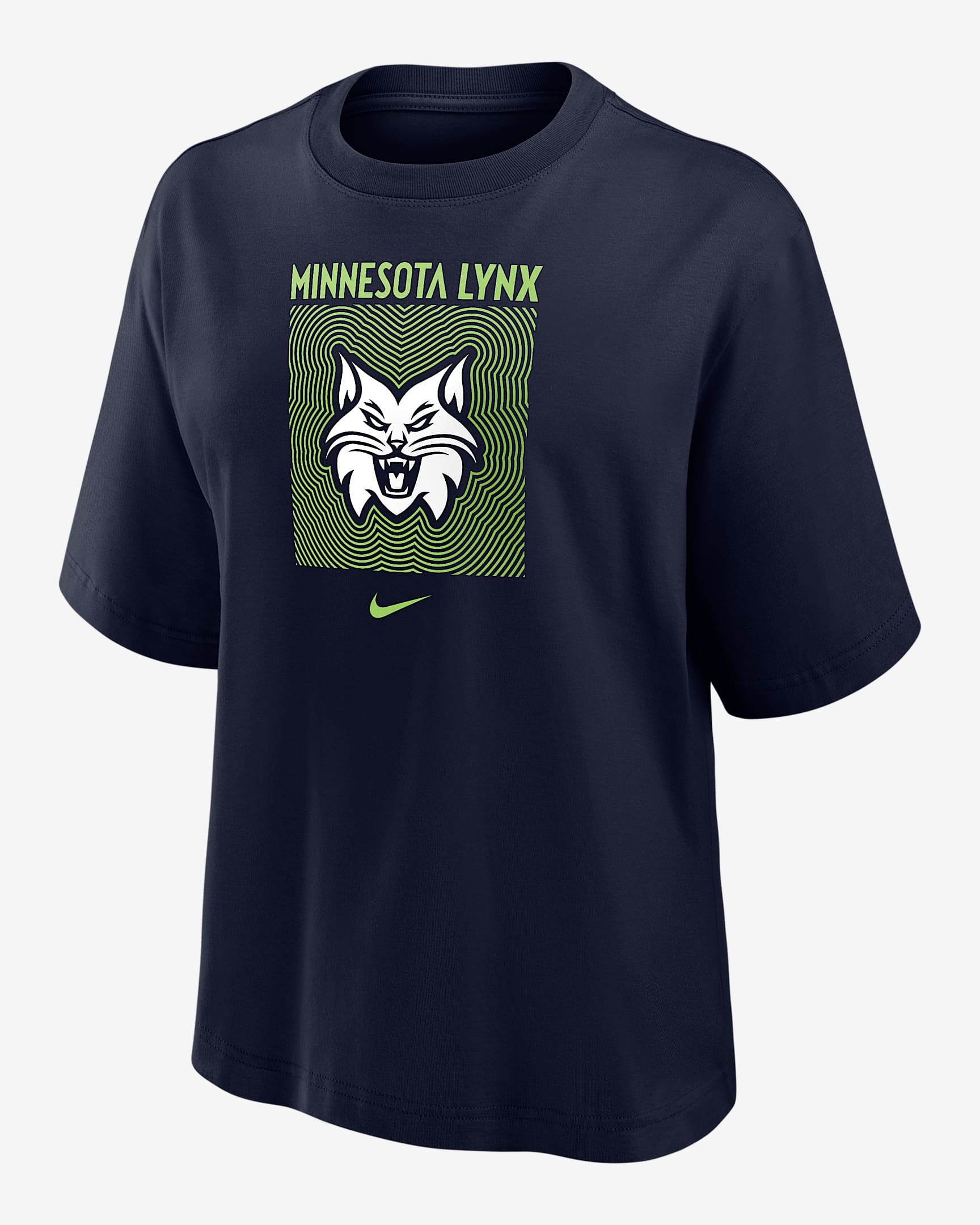 Minnesota Lynx Women's Nike WNBA Boxy T-Shirt - Navy