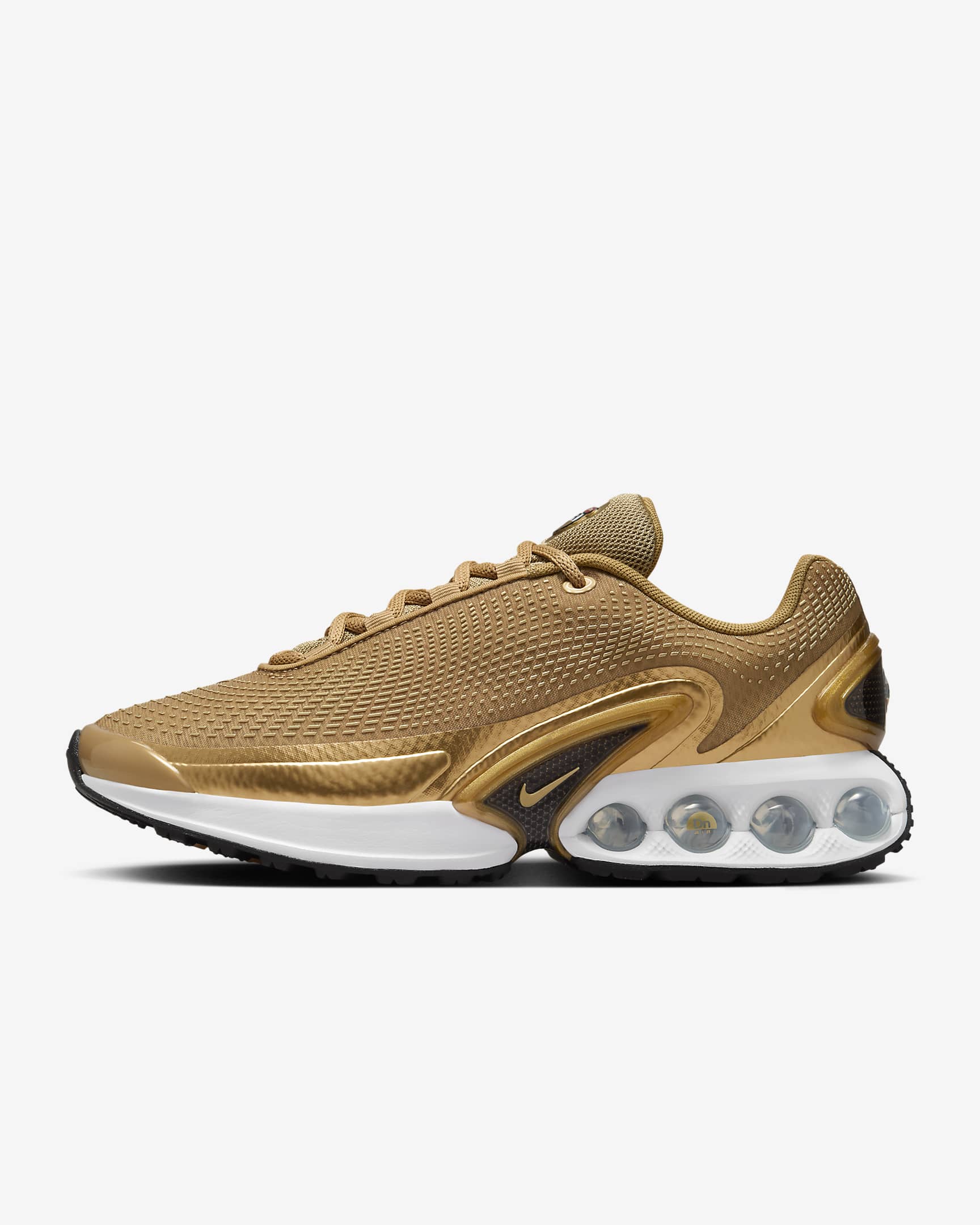 Nike Air Max Dn Premium 女鞋 - Metallic Gold/黑色/白色/Metallic Gold