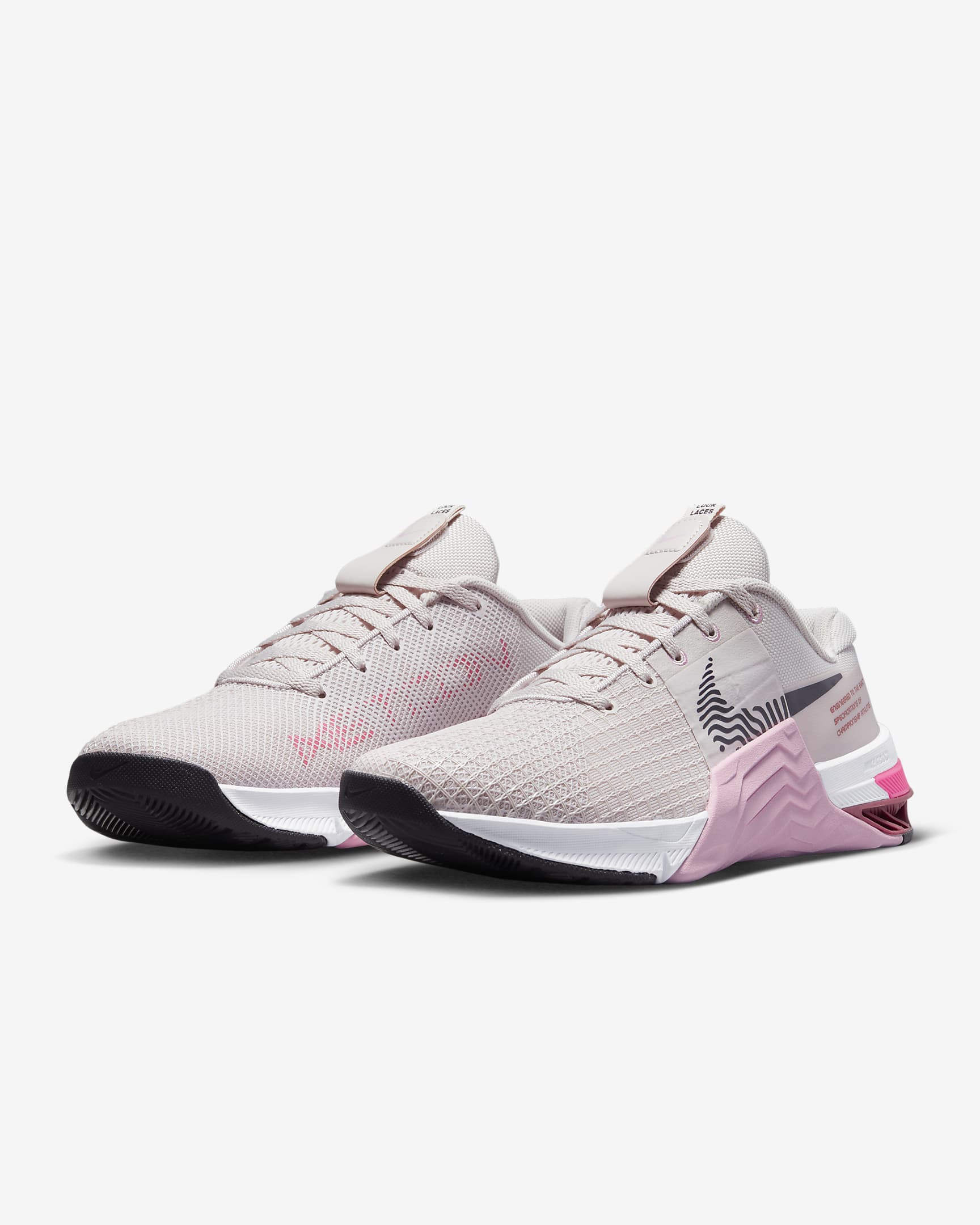 Nike Metcon 8 Women's Workout Shoes - Barely Rose/Pink Rise/Canyon Rust/Cave Purple