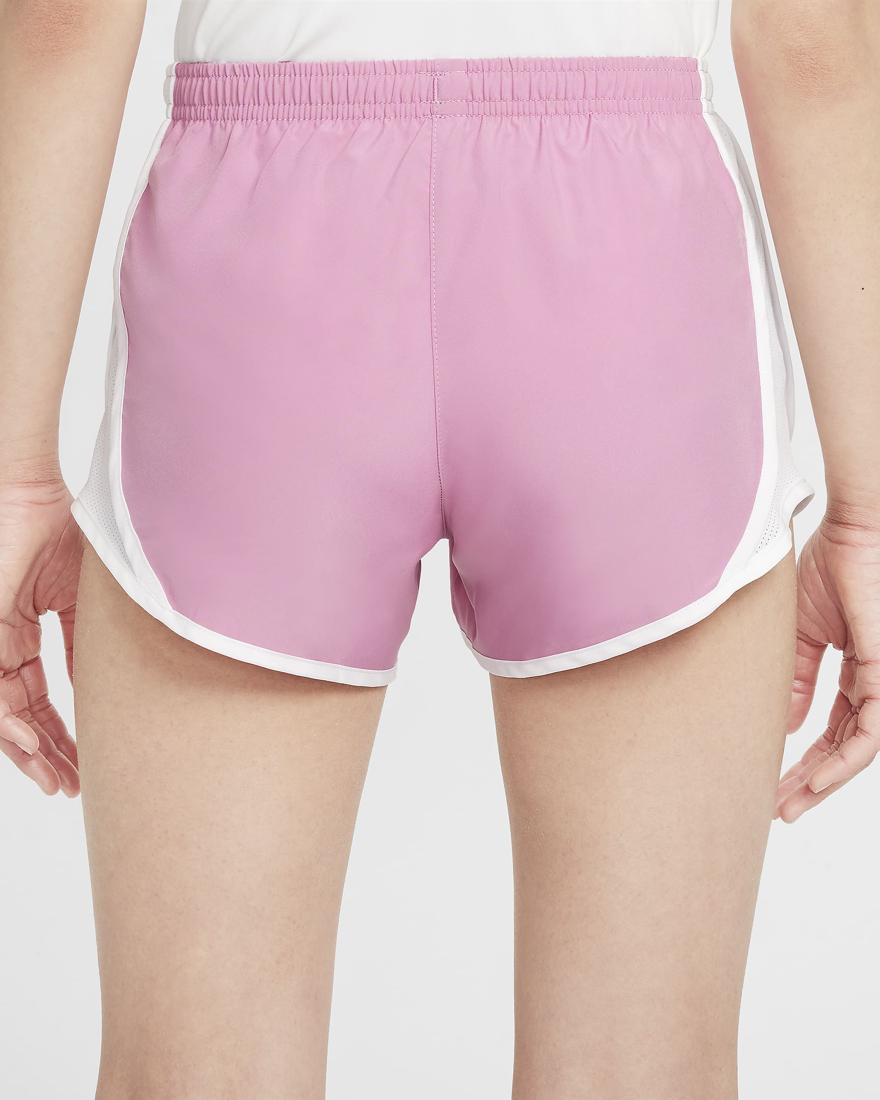 Nike Tempo Big Kids' (Girls') Dri-FIT Running Shorts - Magic Flamingo/White/White/White