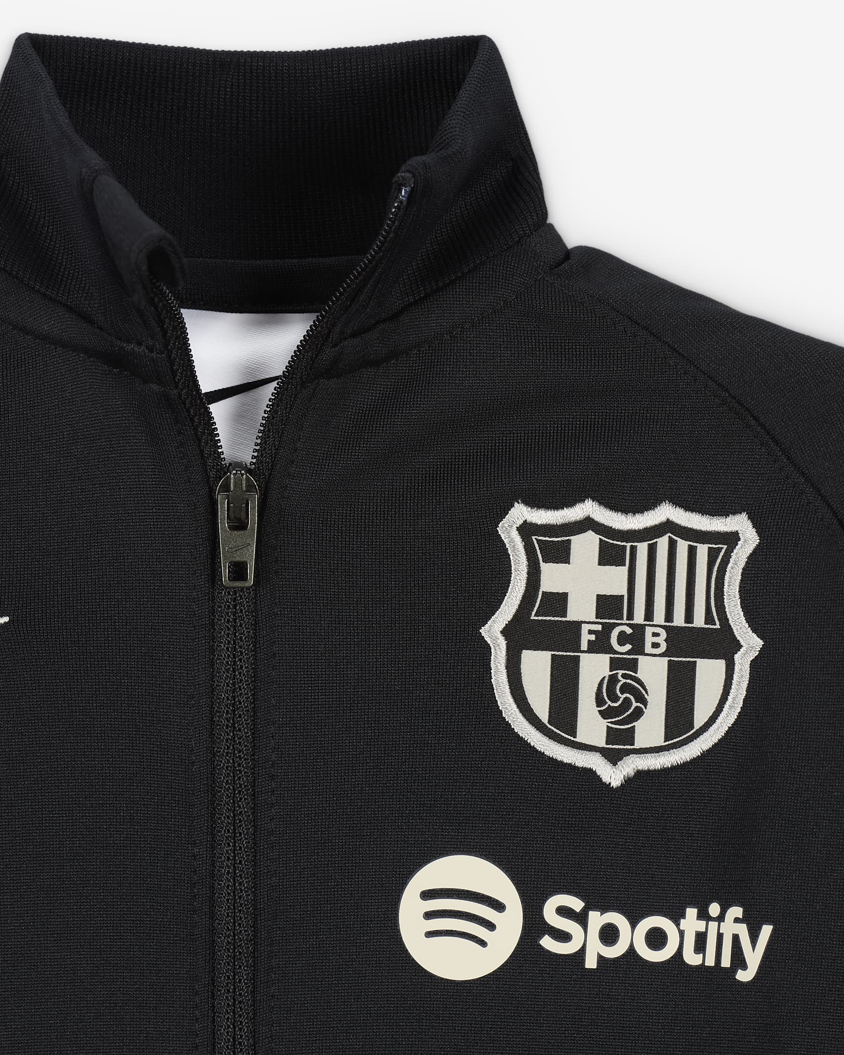 F.C. Barcelona Strike Baby Nike Dri-FIT Football Knit Tracksuit - Black/Noble Red/Deep Royal Blue/Light Orewood Brown