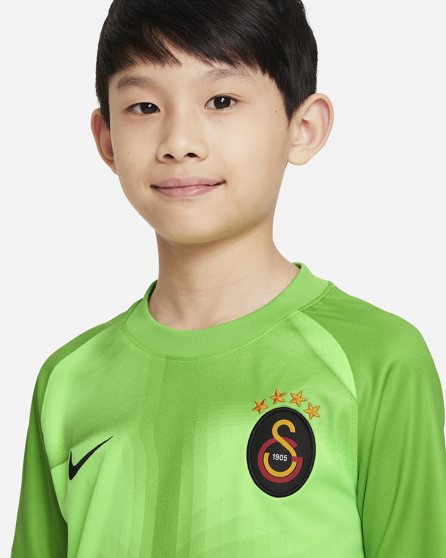 Galatasaray 2022/23 Goalkeeper Older Kids' Nike DriFIT ShortSleeve