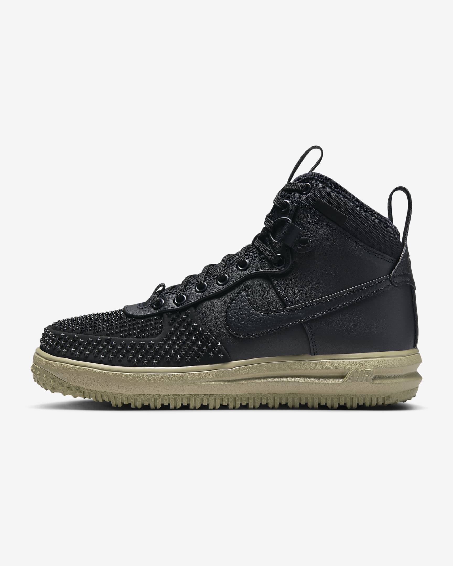 Nike Lunar Force 1 Duckboot voor heren - Zwart/Neutral Olive/Zwart