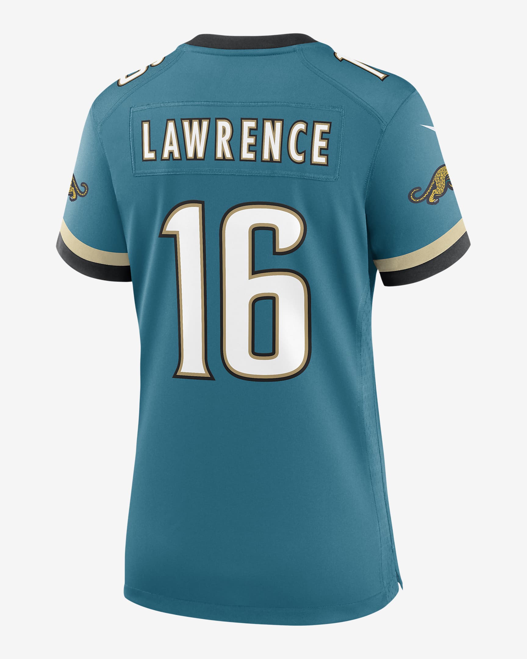 Trevor Lawrence Jacksonville Jaguars Women's Nike NFL Game Football Jersey - Teal