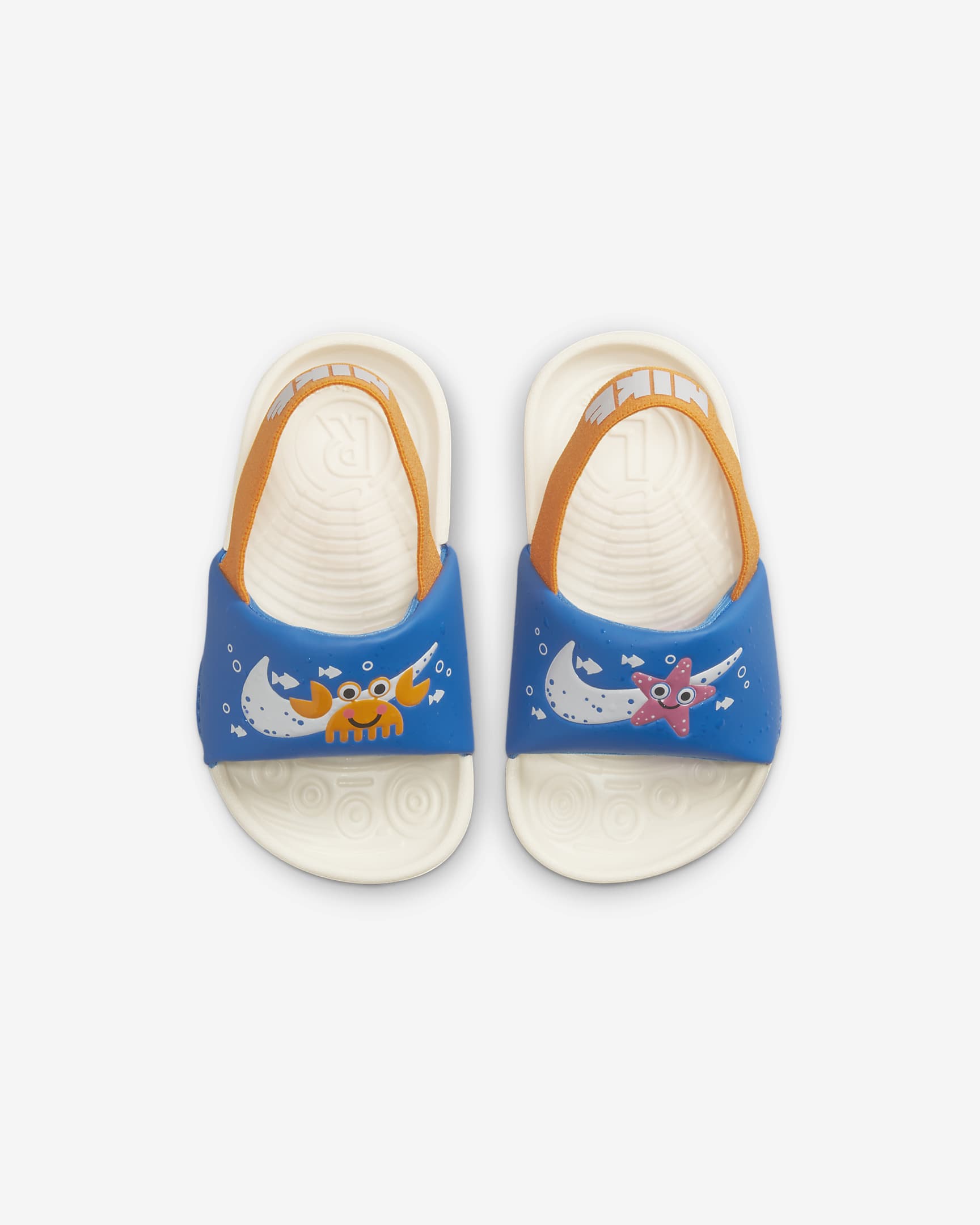 Nike Kawa SE Baby/Toddler Slides - Light Photo Blue/Coconut Milk/University Blue/White