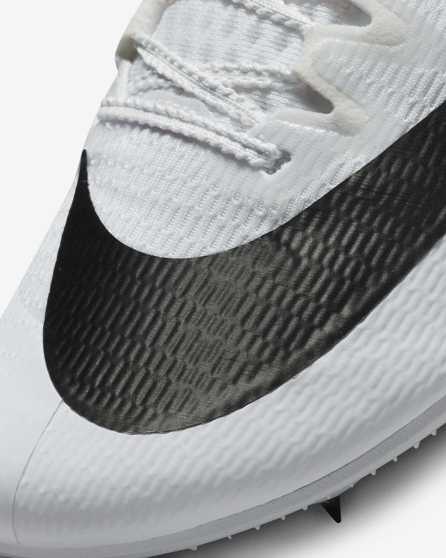 Nike Rival Sprint piggsko til sprintløp - Hvit/Metallic Silver/Pure Platinum/Svart