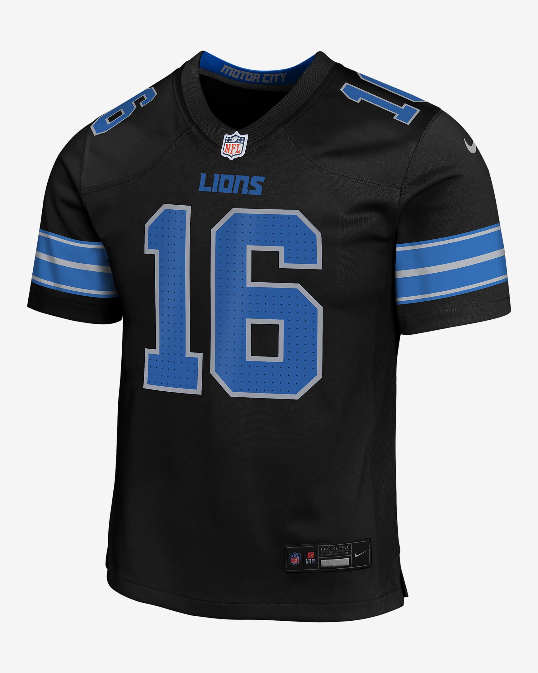 Jared Goff Detroit Lions Big Kids' Nike NFL Game Jersey - Black