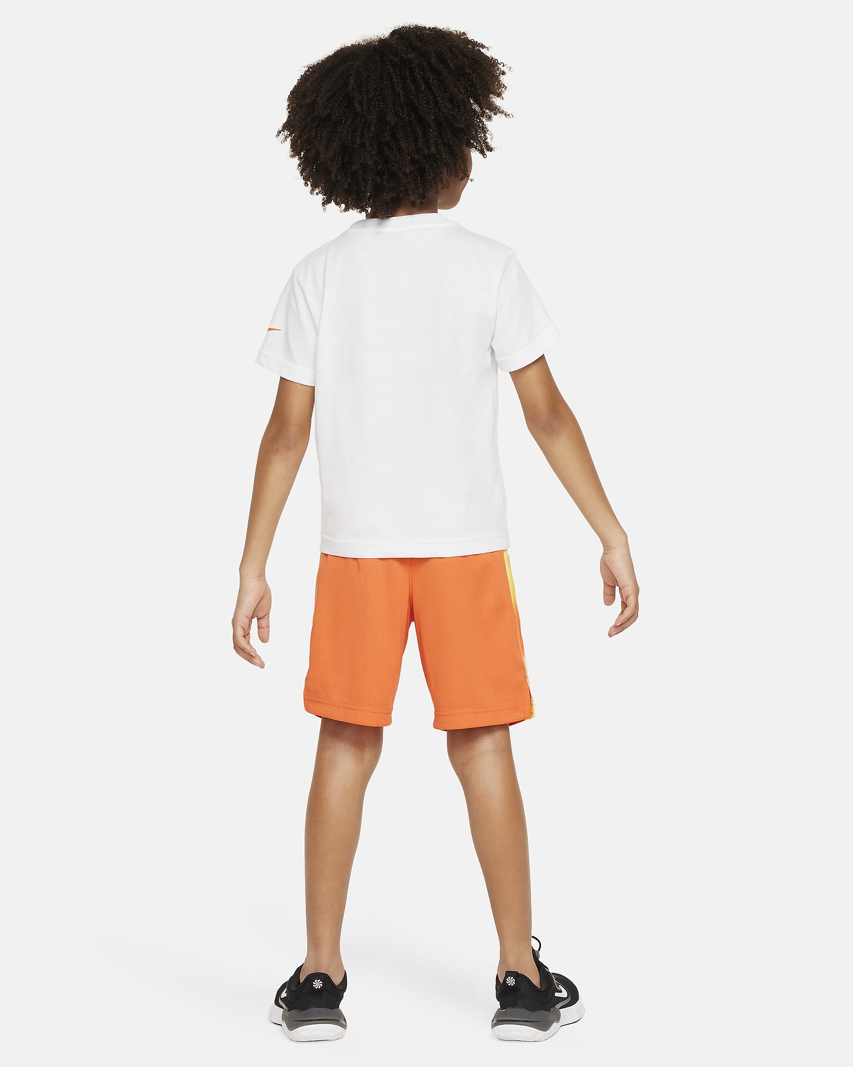 Nike Hazy Rays Younger Kids' Shorts Set - Safety Orange