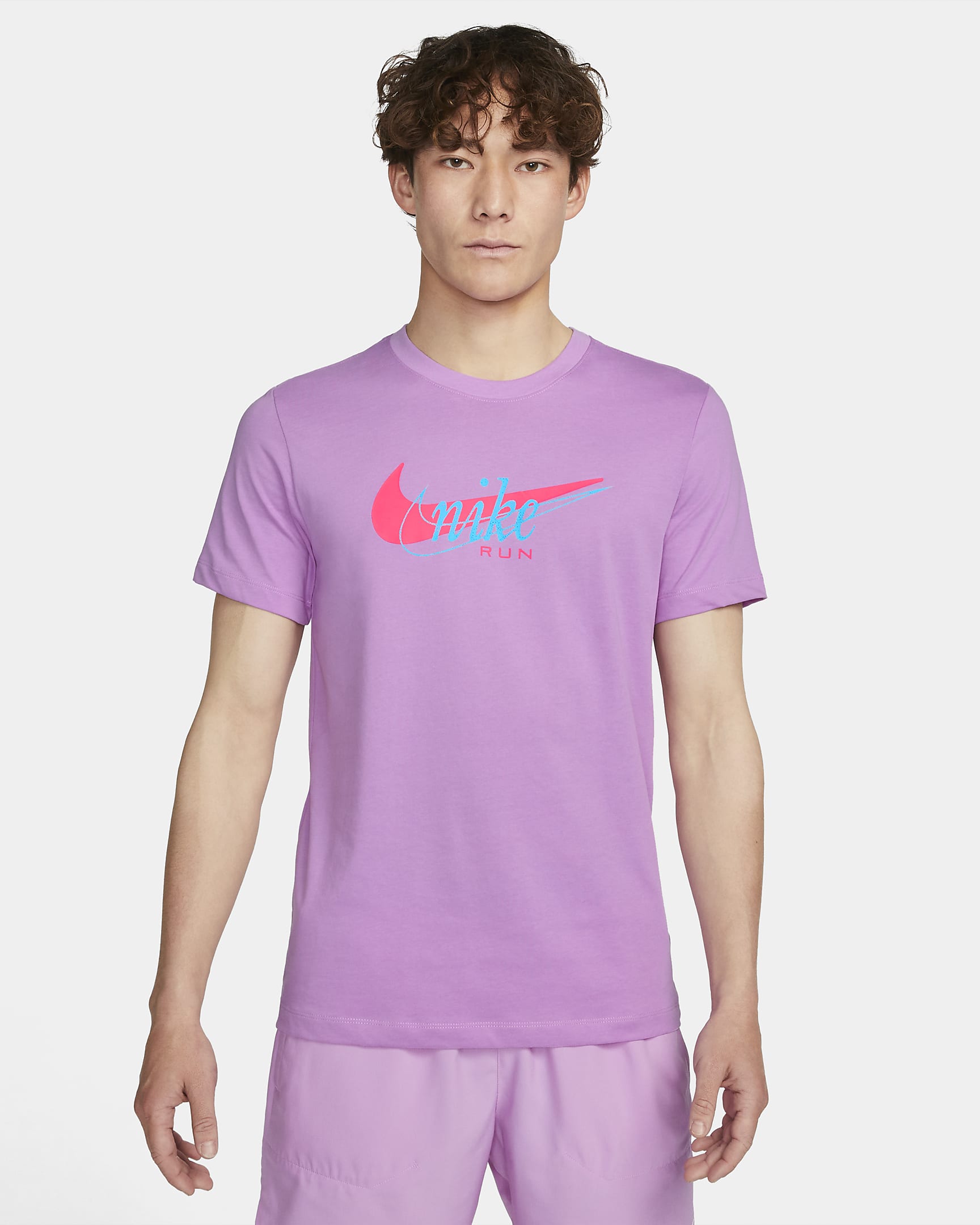 ナイキ Dri-FIT メンズ ランニング Tシャツ - ラッシュフューシャ