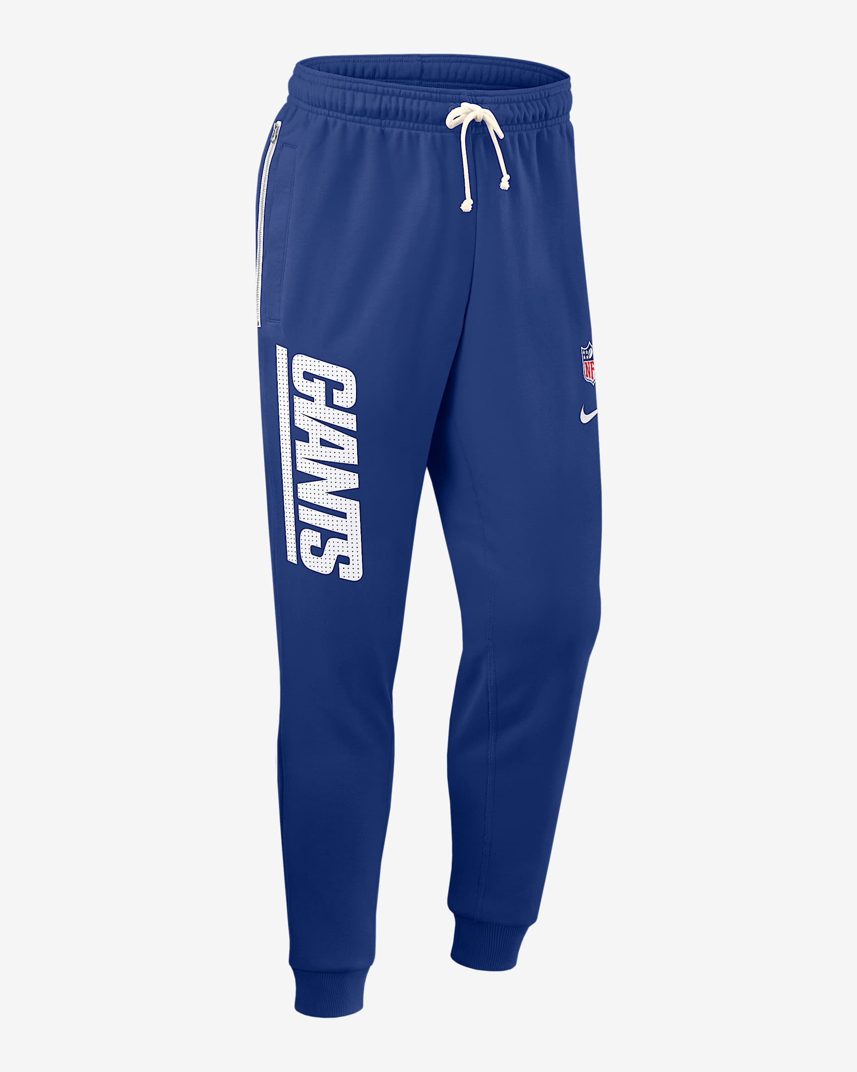 Pants Nike Dri-FIT de la NFL de pierna entallada para hombre New York Giants Ground Game Sideline - Royal