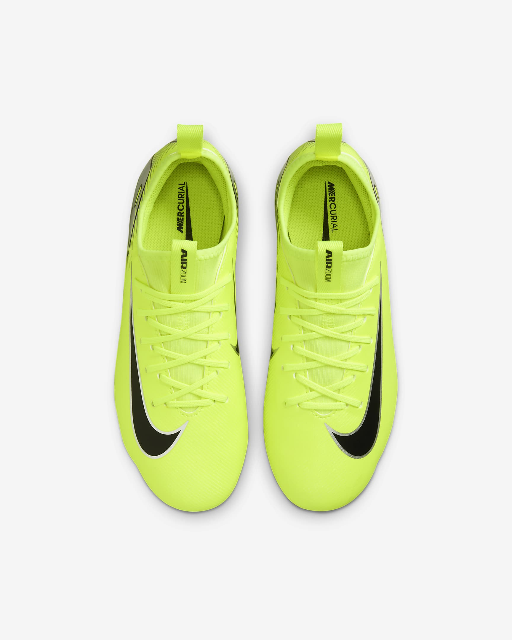 Nike Jr. Mercurial Vapor 16 Academy Younger/Older Kids' MG Low-Top Football Boot - Volt/Black