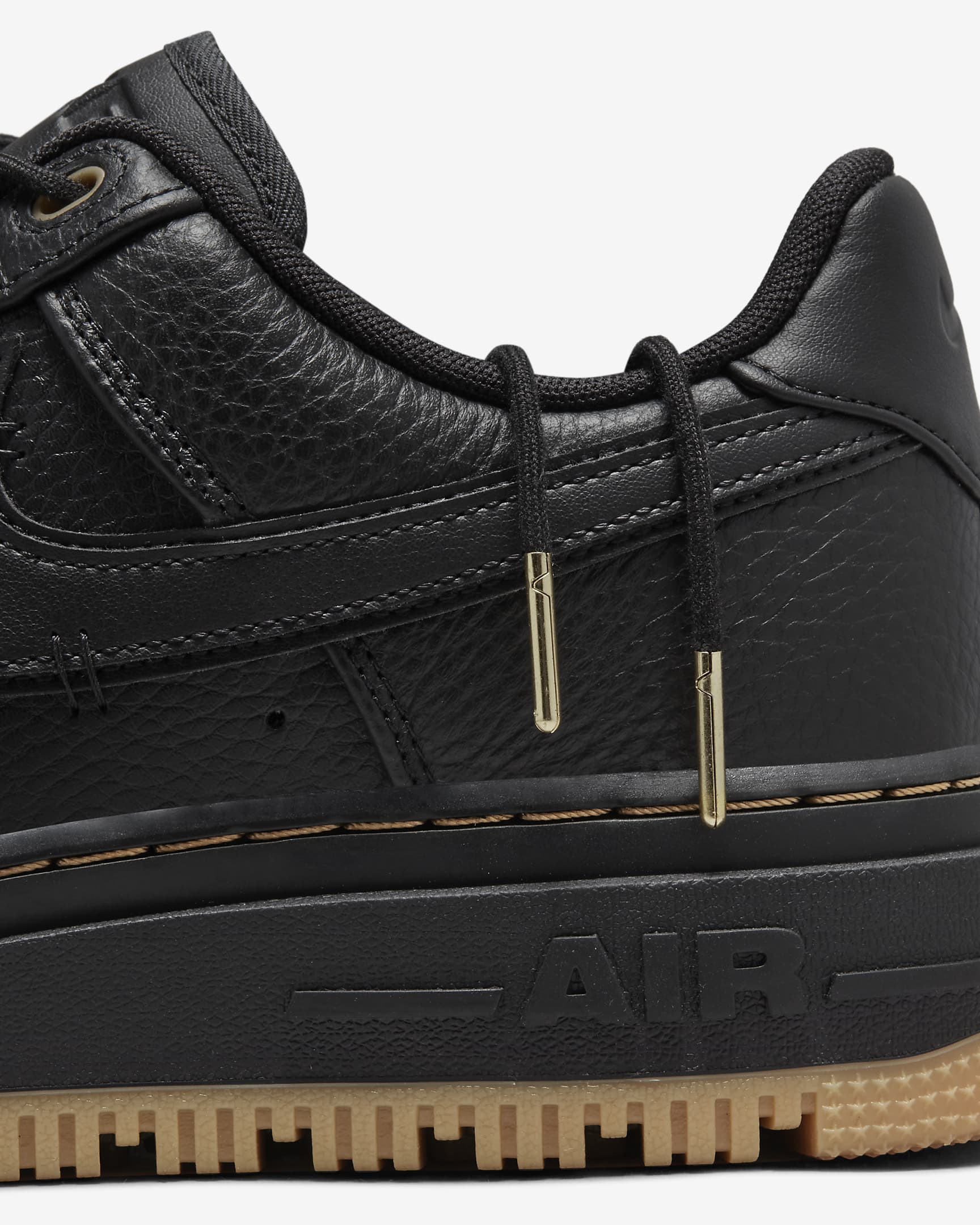 Nike Air Force 1 Luxe Men's Shoes - Black/Bucktan/Gum Yellow/Black