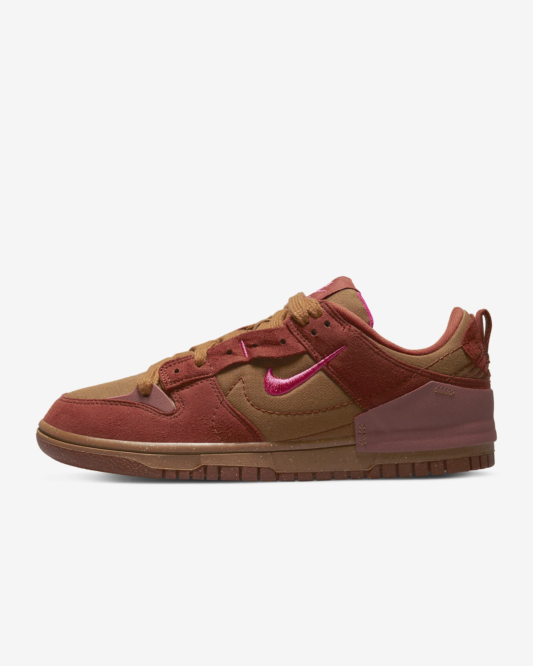 Nike Dunk Low Disrupt 2 Women's Shoes - Desert Bronze/Rugged Orange/Canyon Rust/Pink Prime