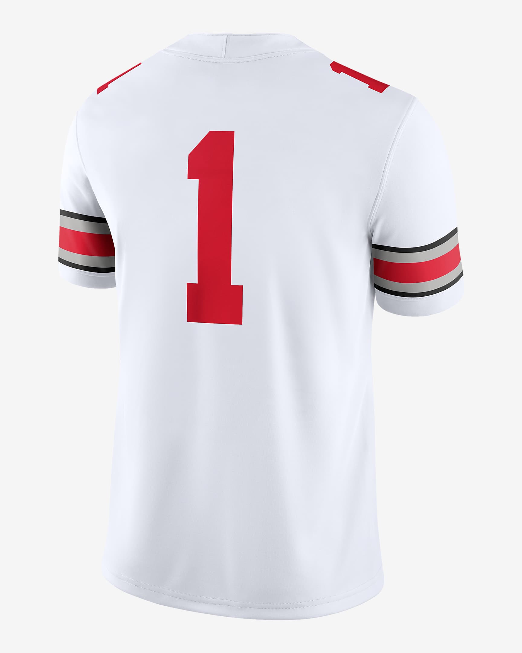 Ohio State Buckeyes Men's Nike DriFIT College Game Jersey.