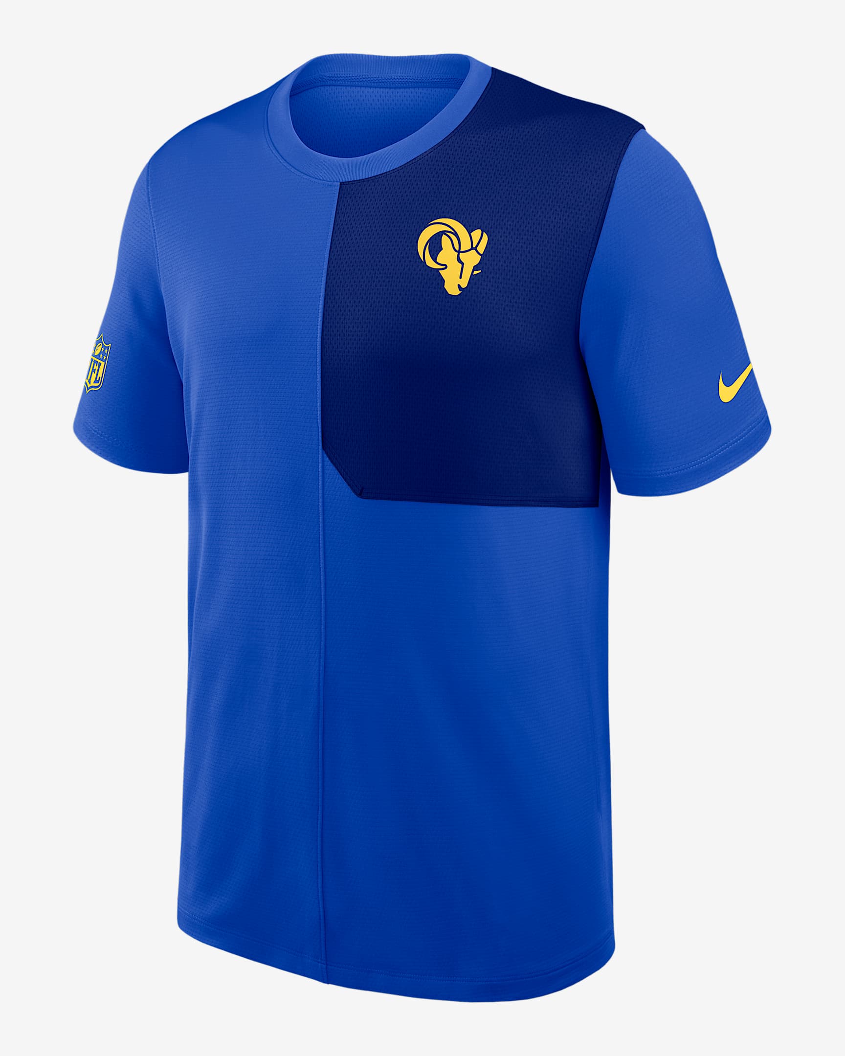 Los Angeles Rams Sideline Coach Men's Nike Dri-FIT NFL Top - Blue