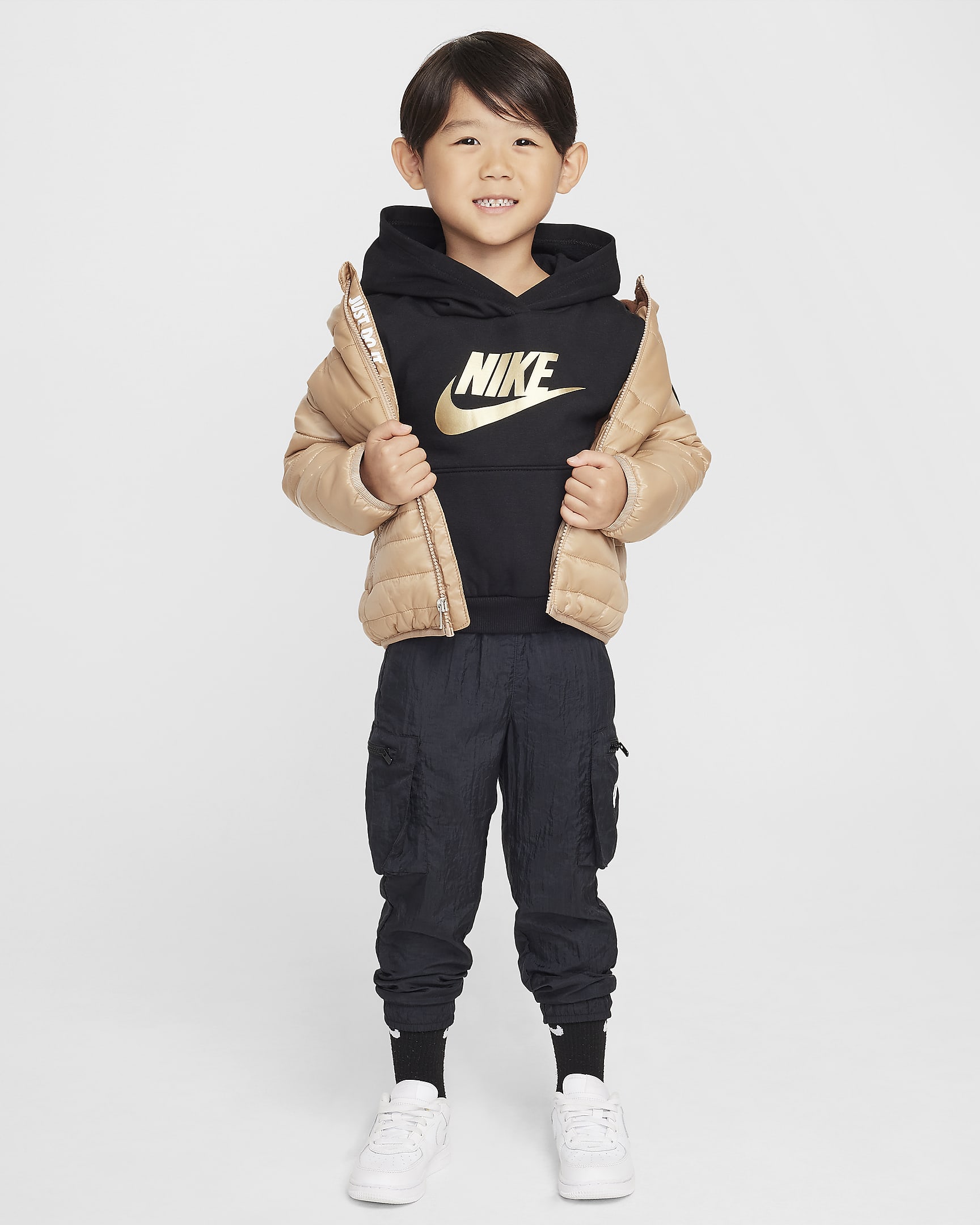 Nike Sportswear Club Fleece Pullover Toddler Hoodie - Black