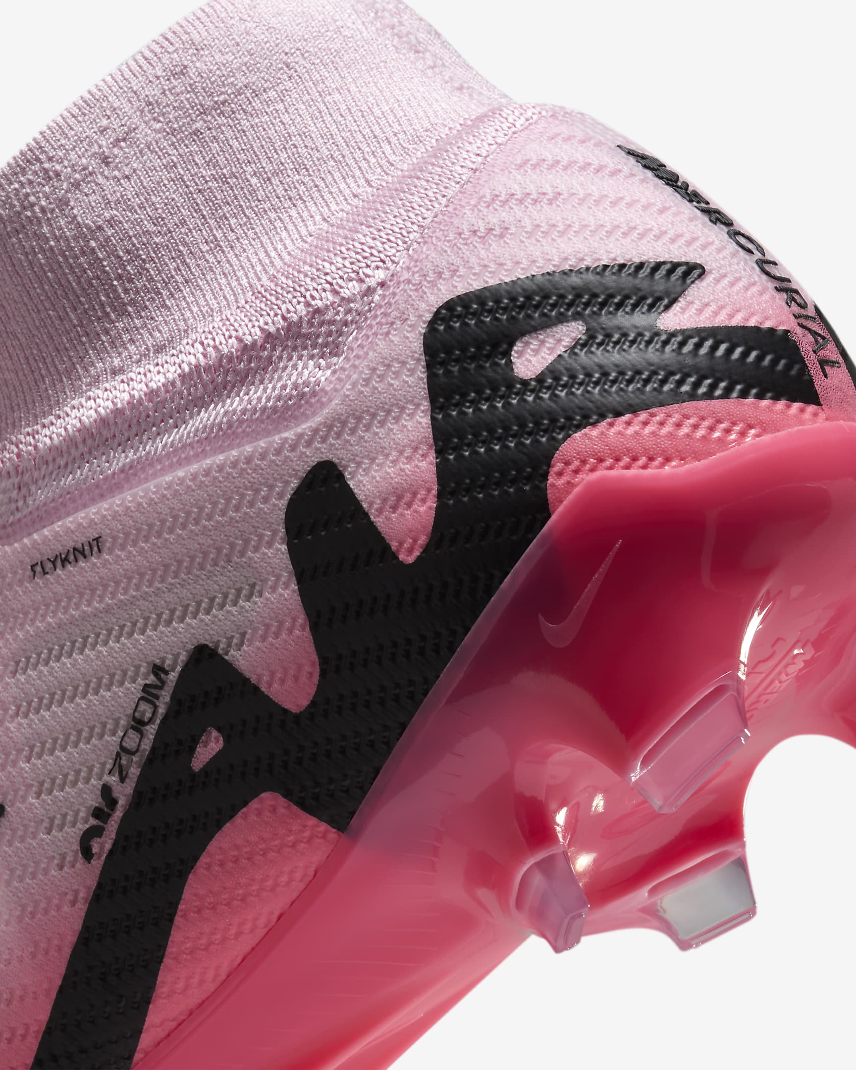 Nike Mercurial Superfly 9 Elite FG High-Top Soccer Cleats - Pink Foam/Black