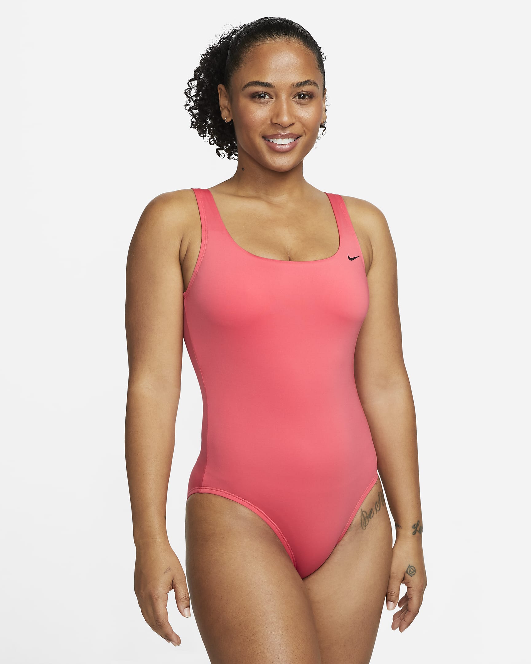 Nike Essential U-Back Women's One-Piece Swimsuit - Sea Coral