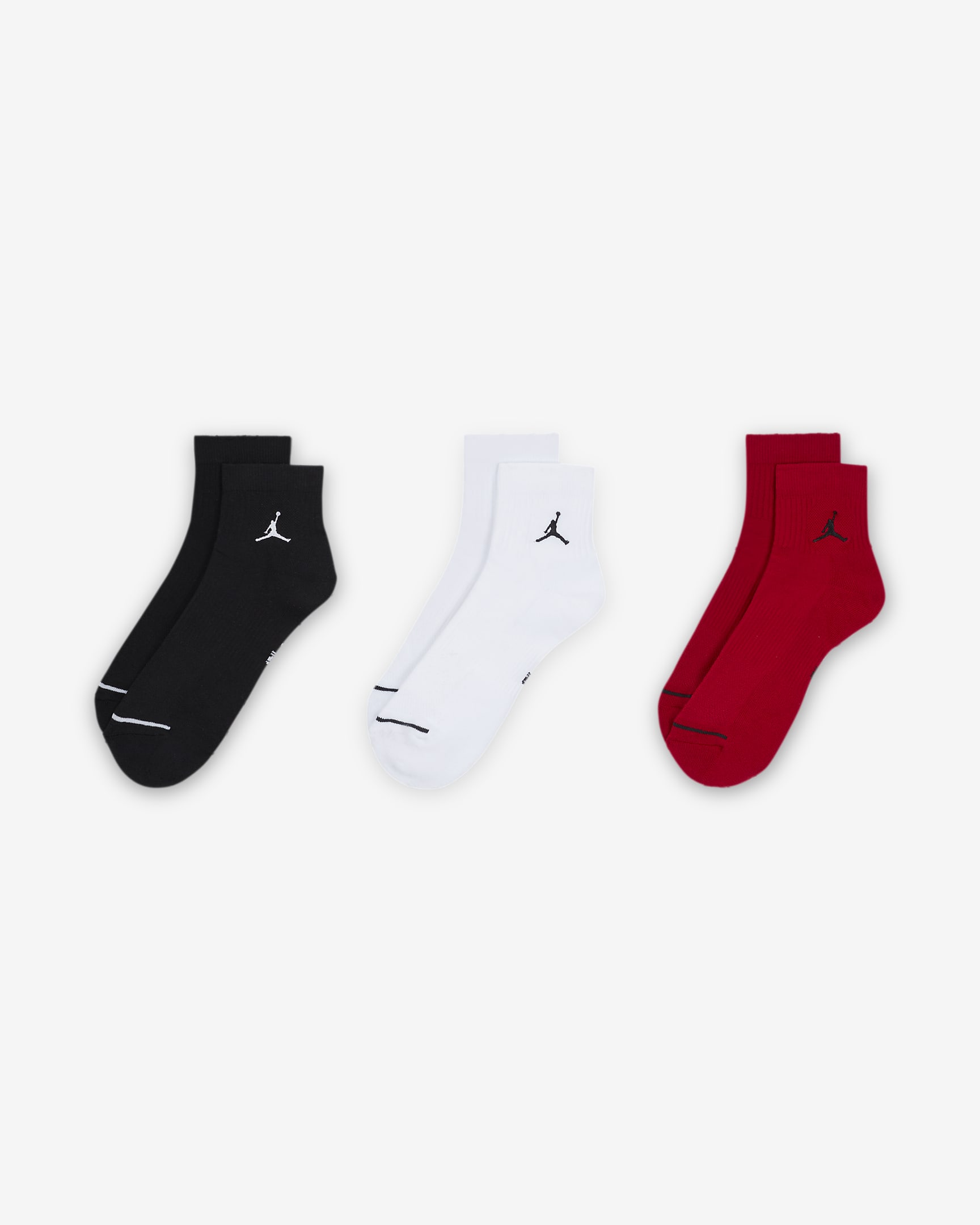 Jordan Everyday Ankle Socks (3 Pairs). Nike IN