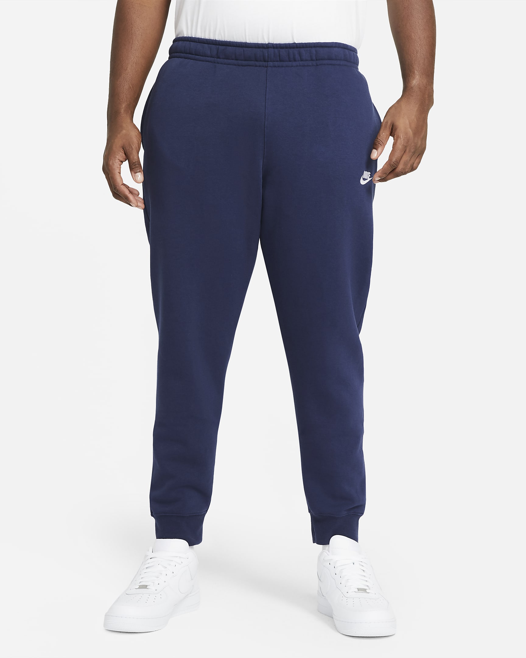 Nike Sportswear Club Fleece Joggers - Midnight Navy/Midnight Navy/White