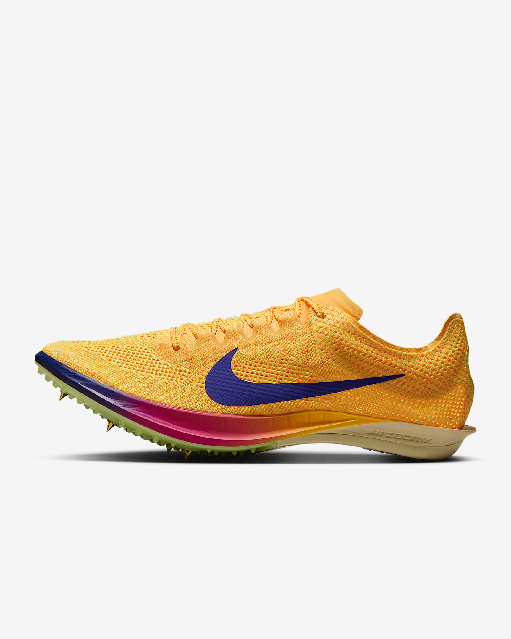 Nike Dragonfly 2 Track & Field Distance Spikes - Citron Pulse/Vivid Purple/Indigo Burst