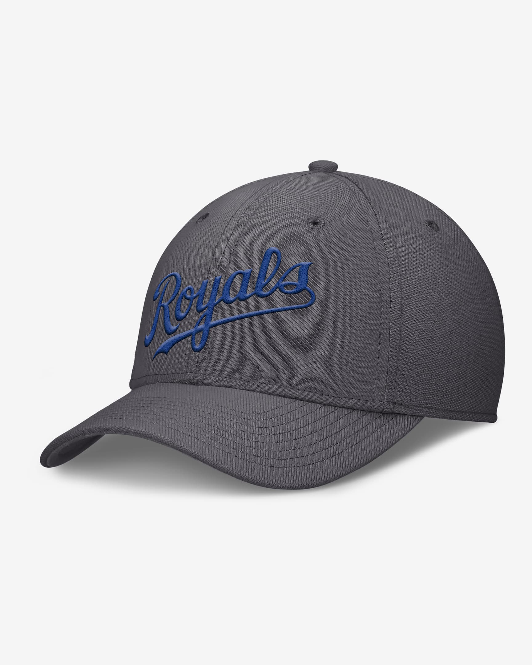 Kansas City Royals Swoosh Men's Nike Dri-FIT MLB Hat - Grey