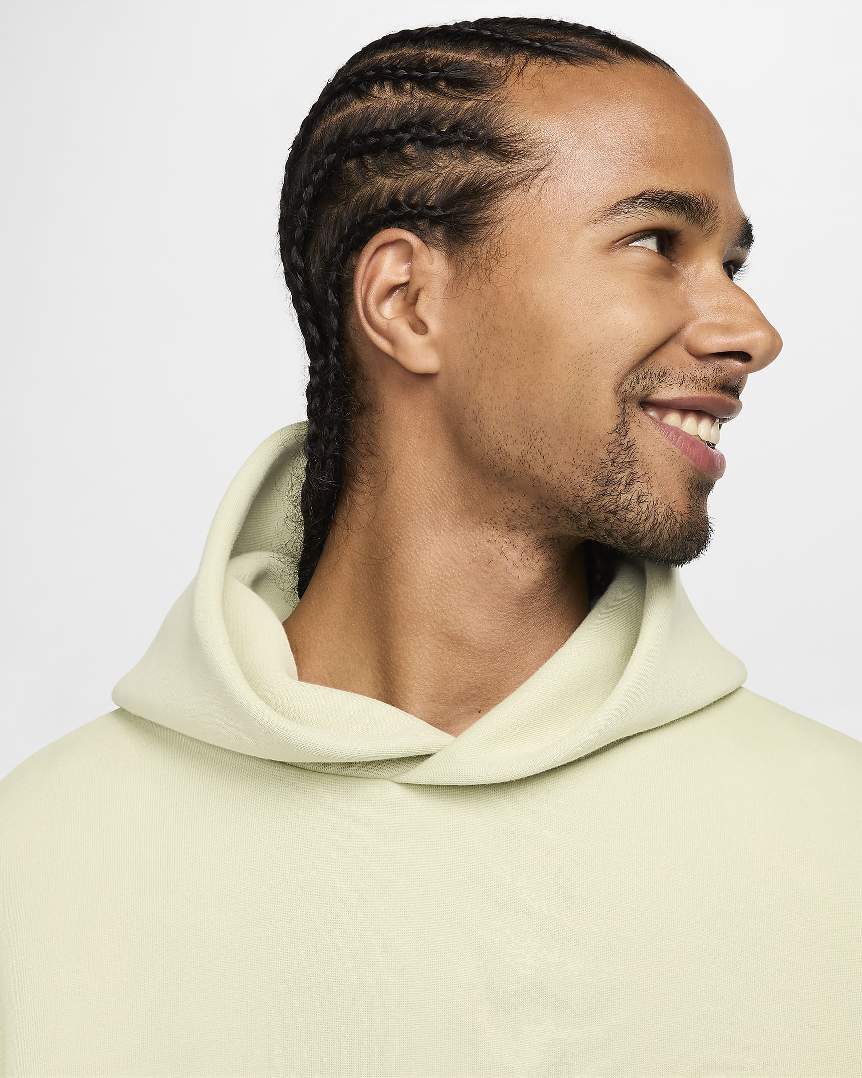 Nike Tech Reimagined Men's Fleece Hoodie - Olive Aura/Olive Aura