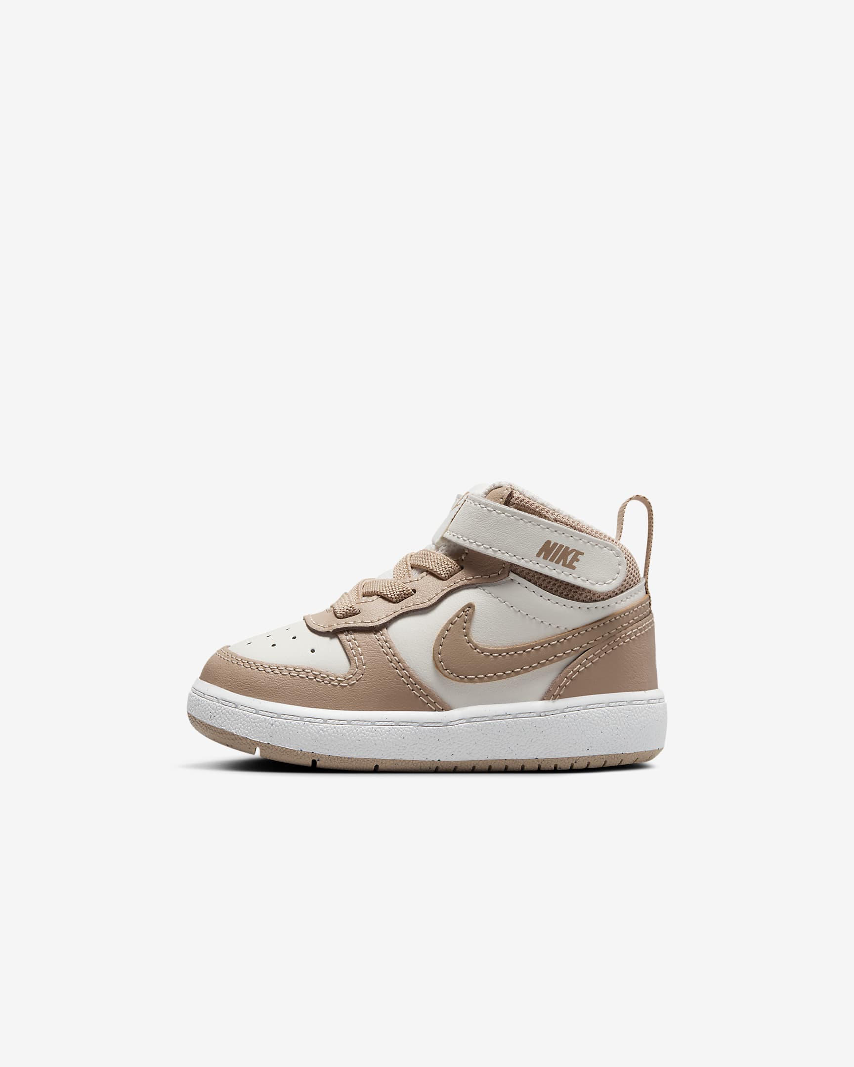 Nike Court Borough Mid 2 schoenen voor baby's/peuters - Pale Ivory/Sail/Hemp