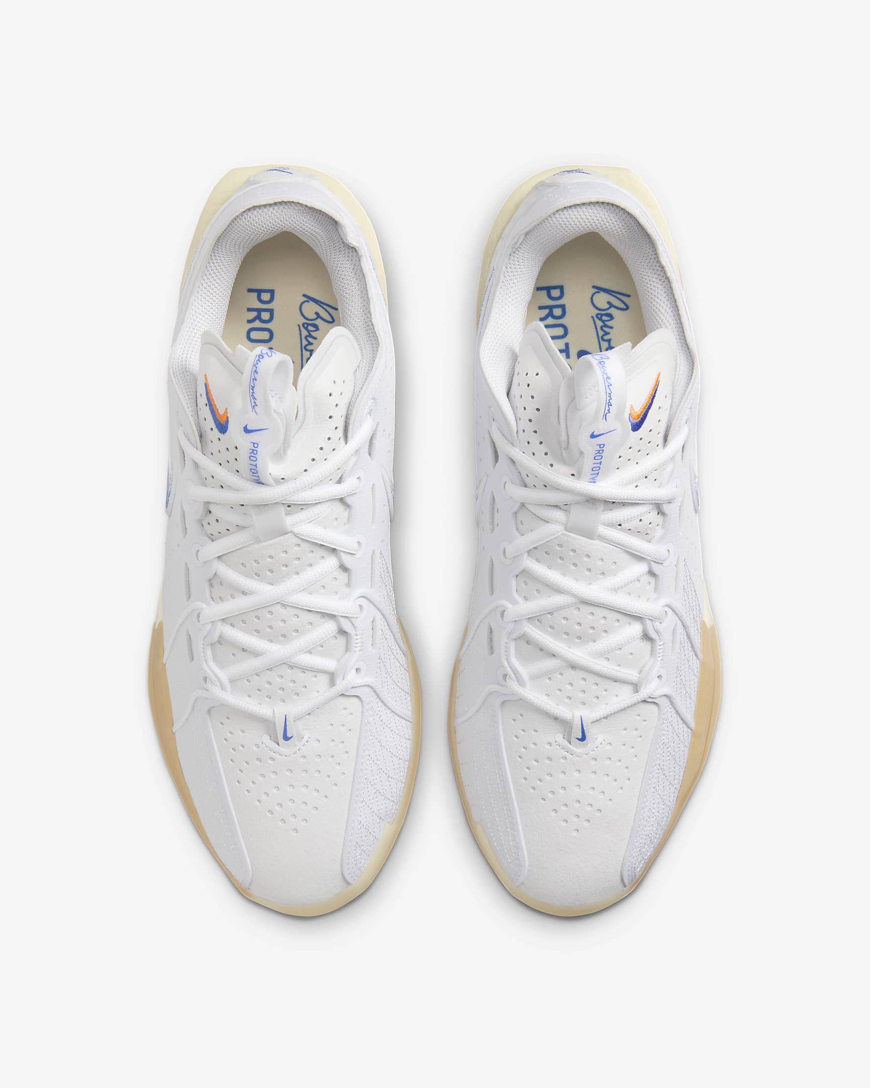 Basketbalové boty Nike G.T. Cut 3 Blueprint - Bílá/Coconut Milk/Gum Yellow/Racer Blue