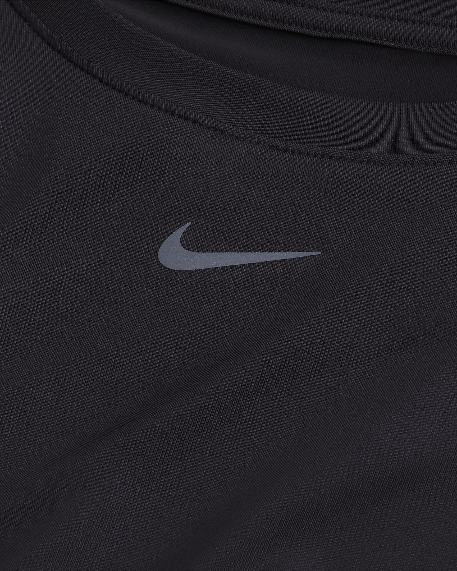 Nike One Classic Women's Dri-FIT Long-Sleeve Top - Black/Black