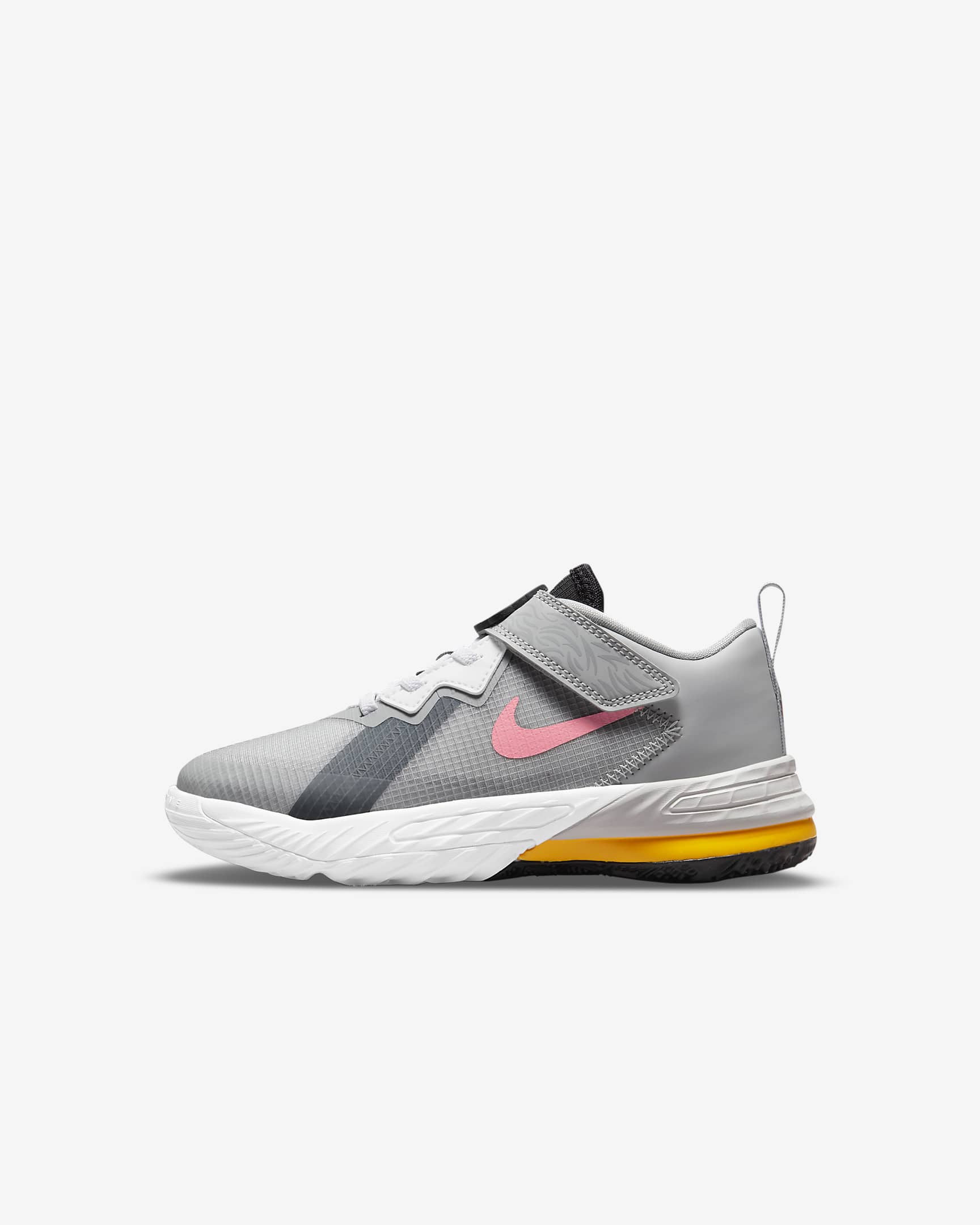 Calzado para niños talla pequeña LeBron 18 Low 'Bugs vs Marvin' - Gris humo claro/Negro/Blanco/Puesta de sol pulso