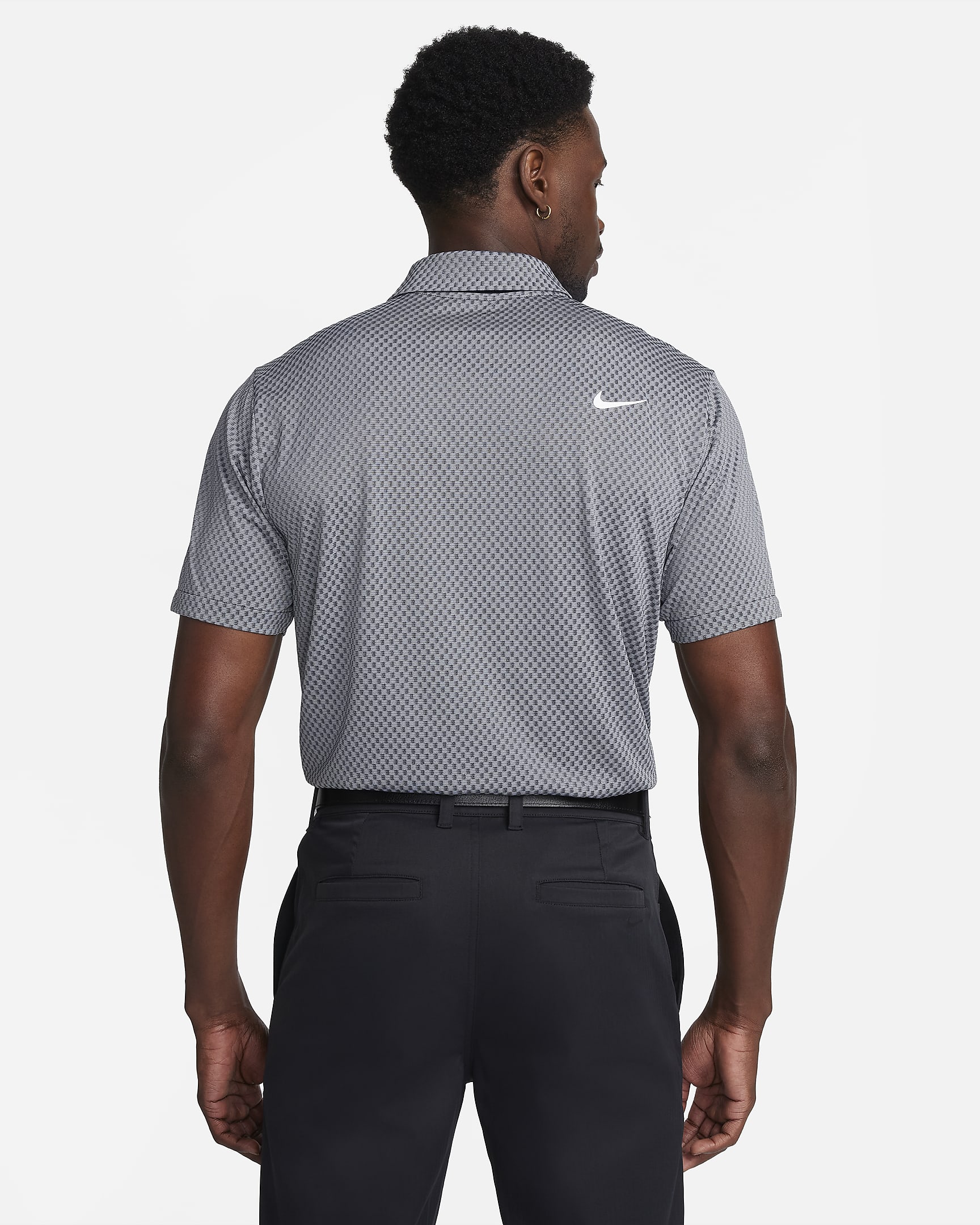 Nike Tour Men's Dri-FIT Golf Polo - Black/Dark Smoke Grey/Light Smoke Grey/White