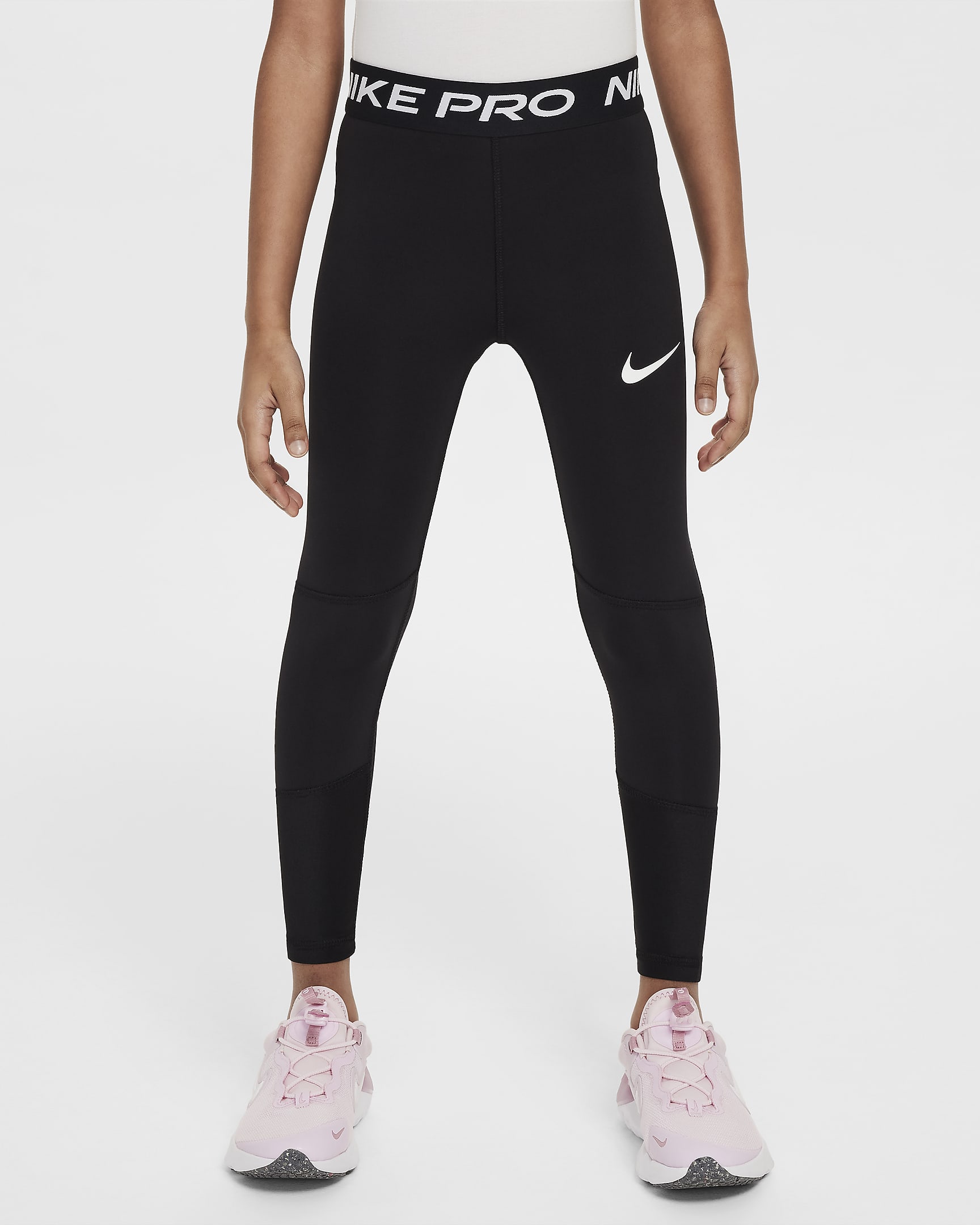 Leggings para niños talla pequeña Nike Dri-FIT Pro - Negro