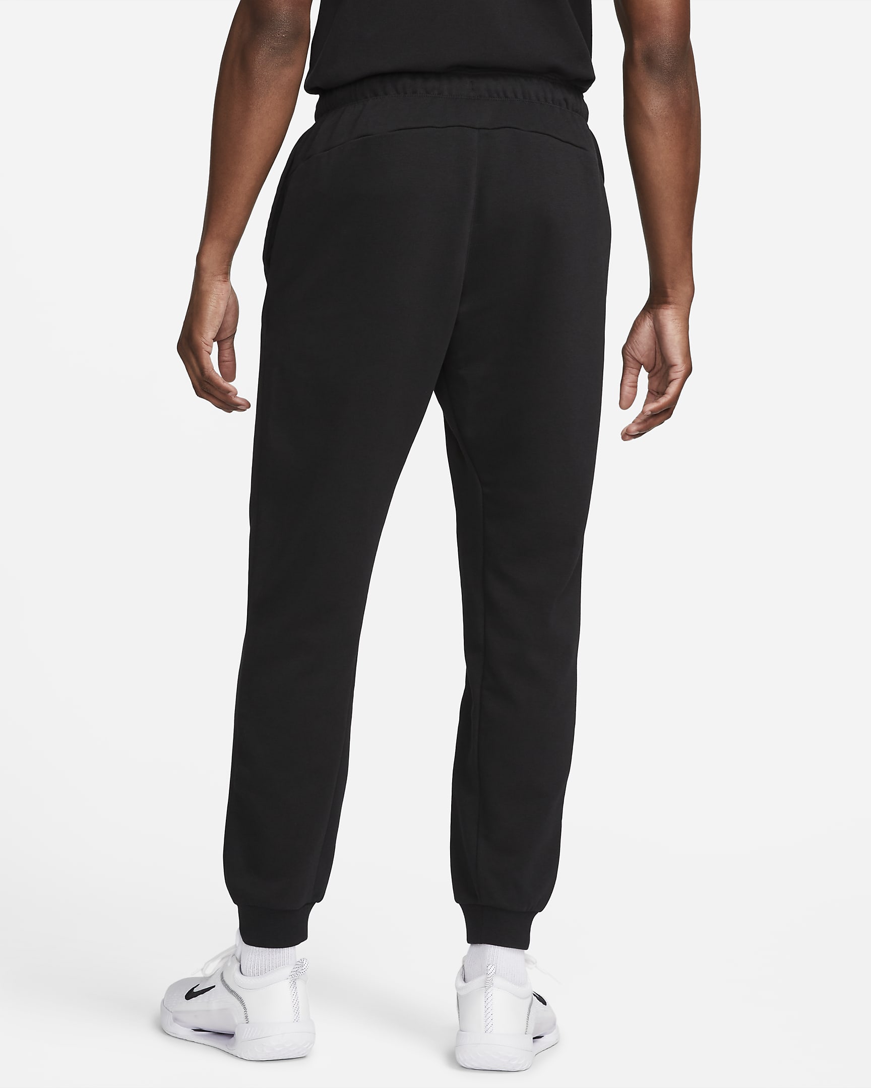 NikeCourt Heritage Men's French Terry Tennis Trousers - Black