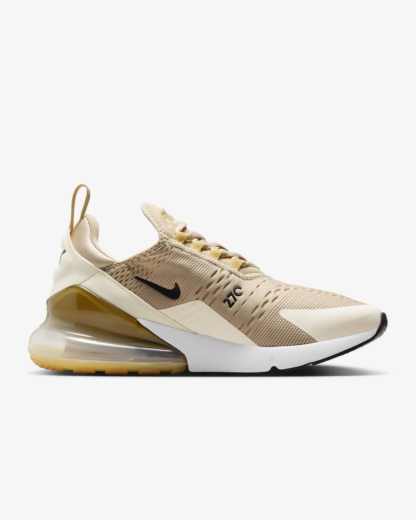 Nike Air Max 270 Women's Shoes - Team Gold/Saturn Gold/Metallic Gold/Black