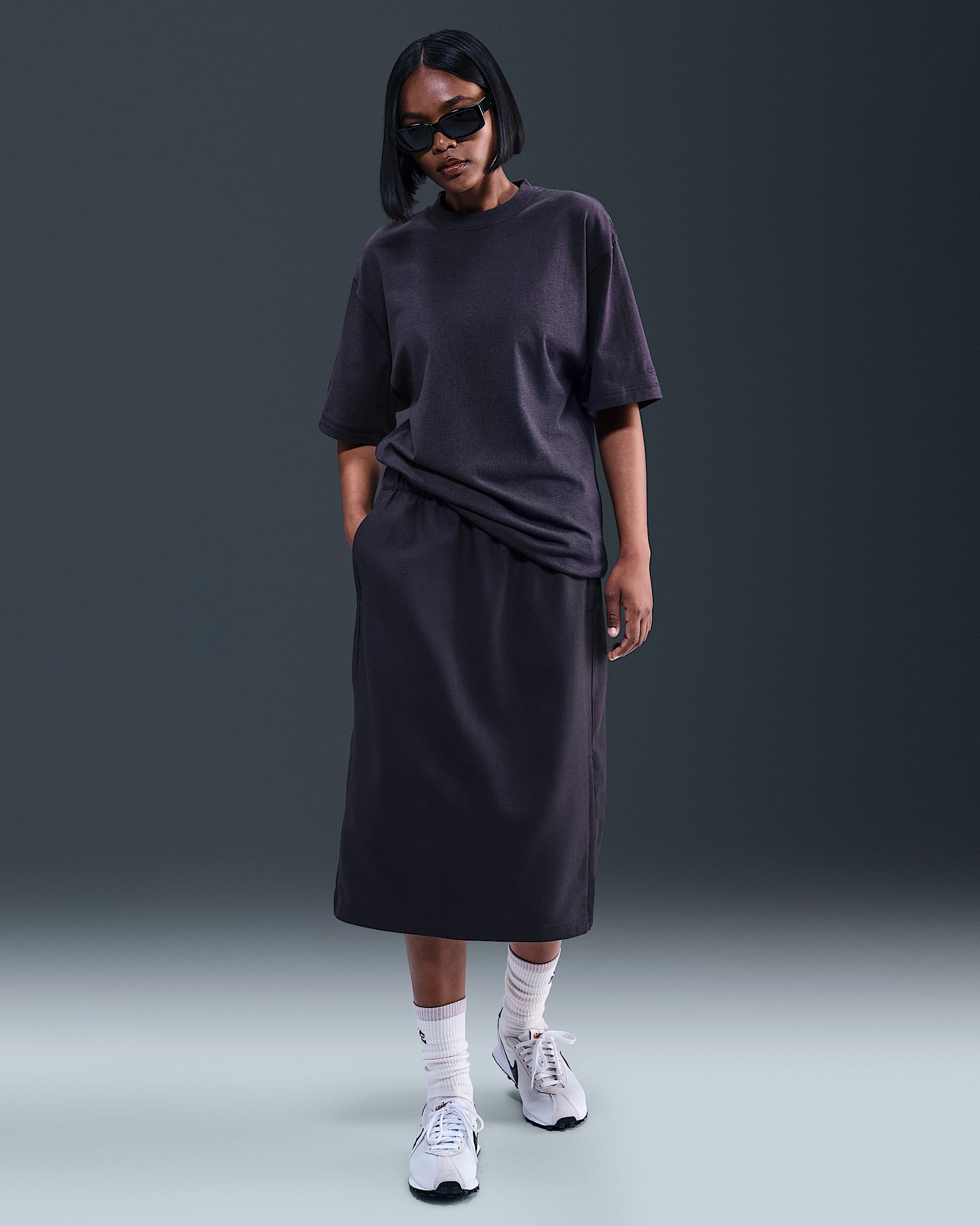 Nike Wool Classics Skirt - Cave Purple