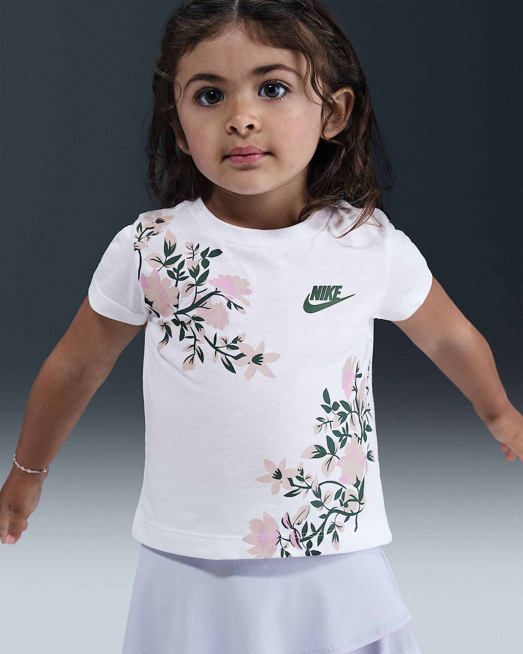 Nike Toddler Printed Club Ringlet T-Shirt - White