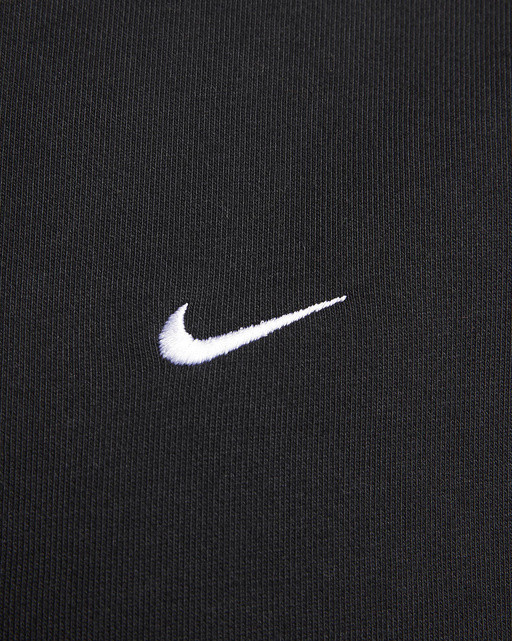 Nike Solo Swoosh Men's Full-Zip Hoodie - Black/White