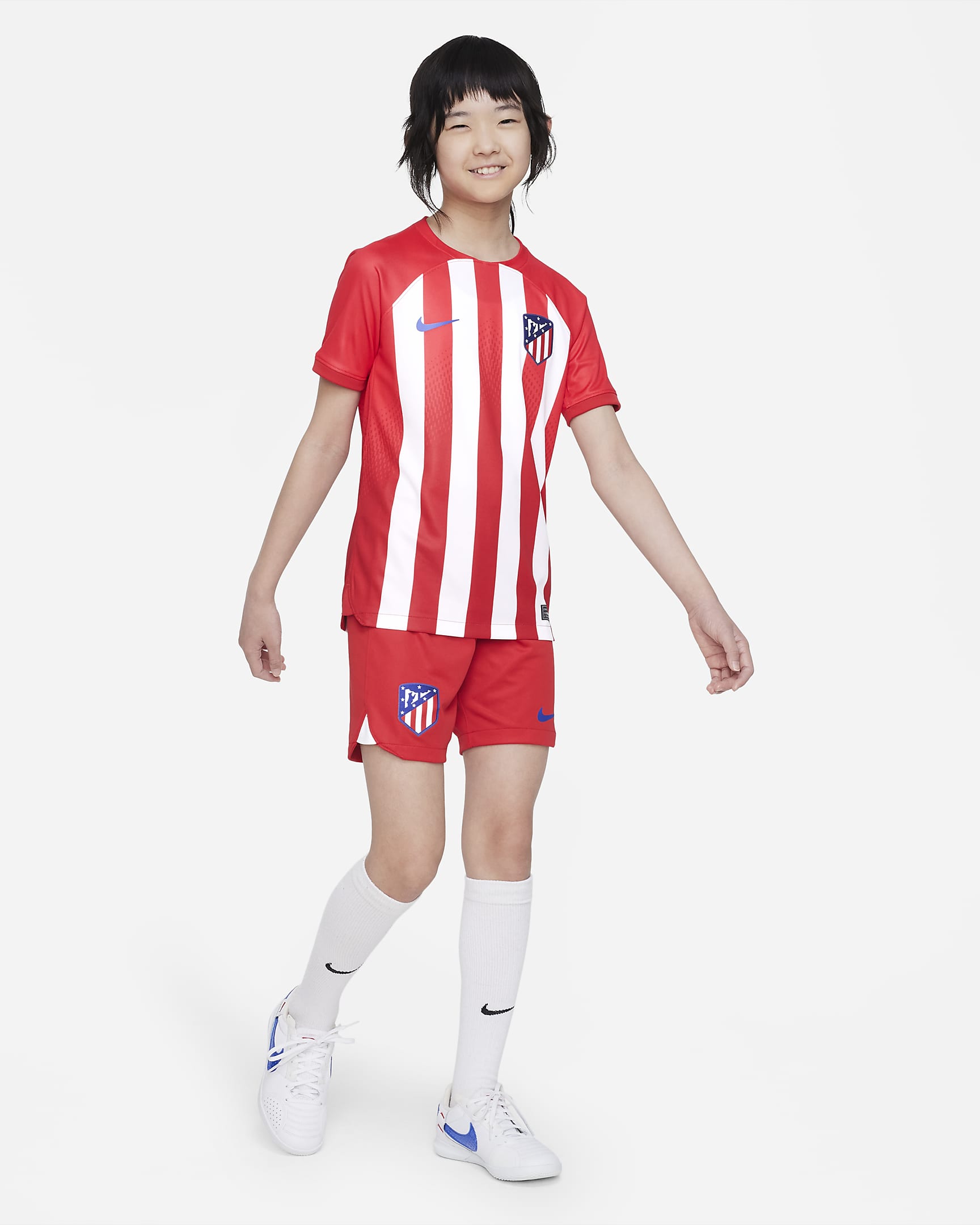 Atlético Madrid 2023/24 Stadium Home/Away Older Kids' Nike DriFIT