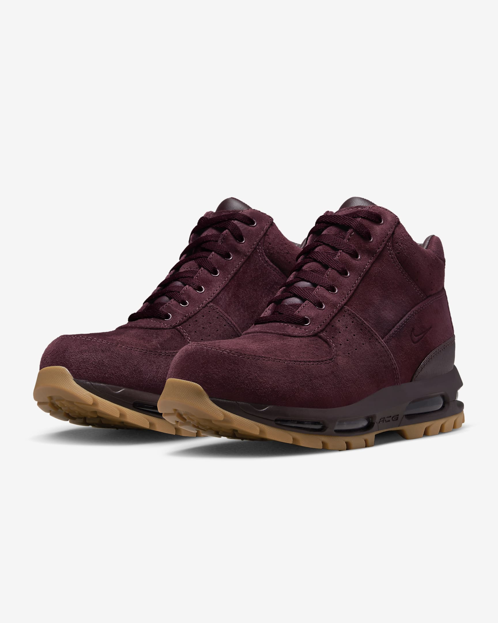 Nike Air Max Goadome Men's Boots - Deep Burgundy/Gum Medium Brown/Deep Burgundy